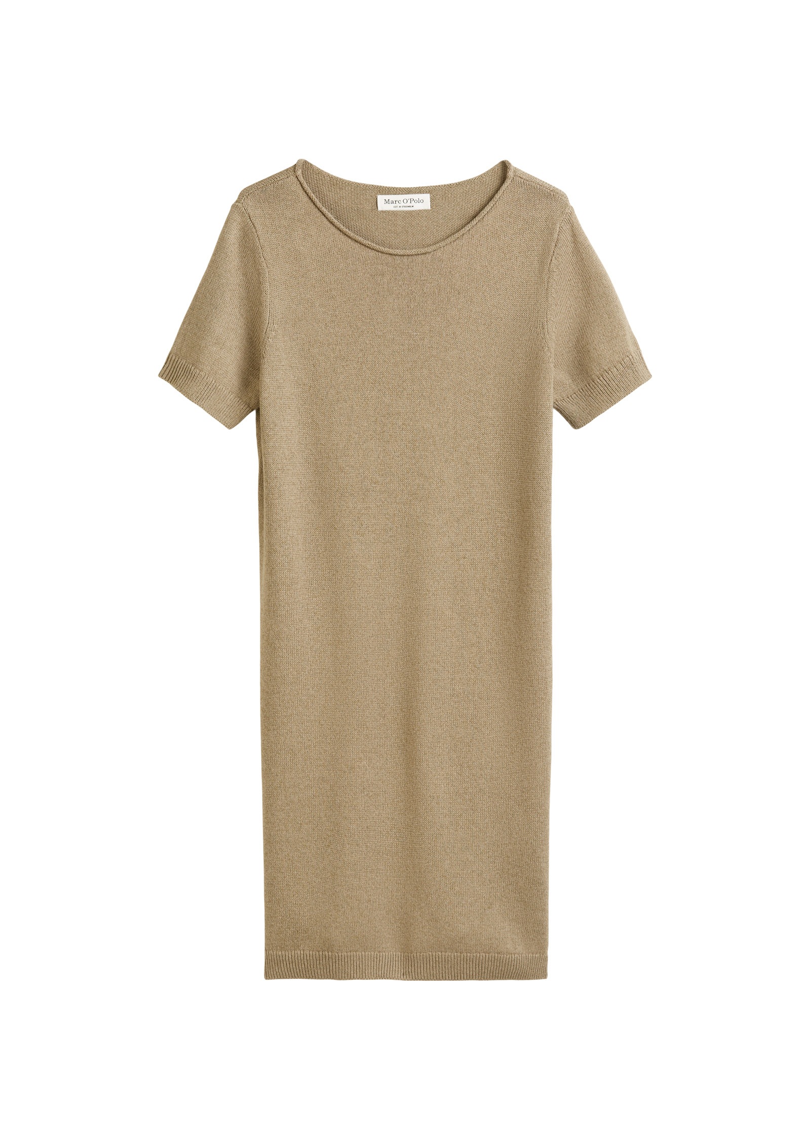 Marc O'Polo Strickkleid »aus Bio-Baumwolle-Leinen-Mix«