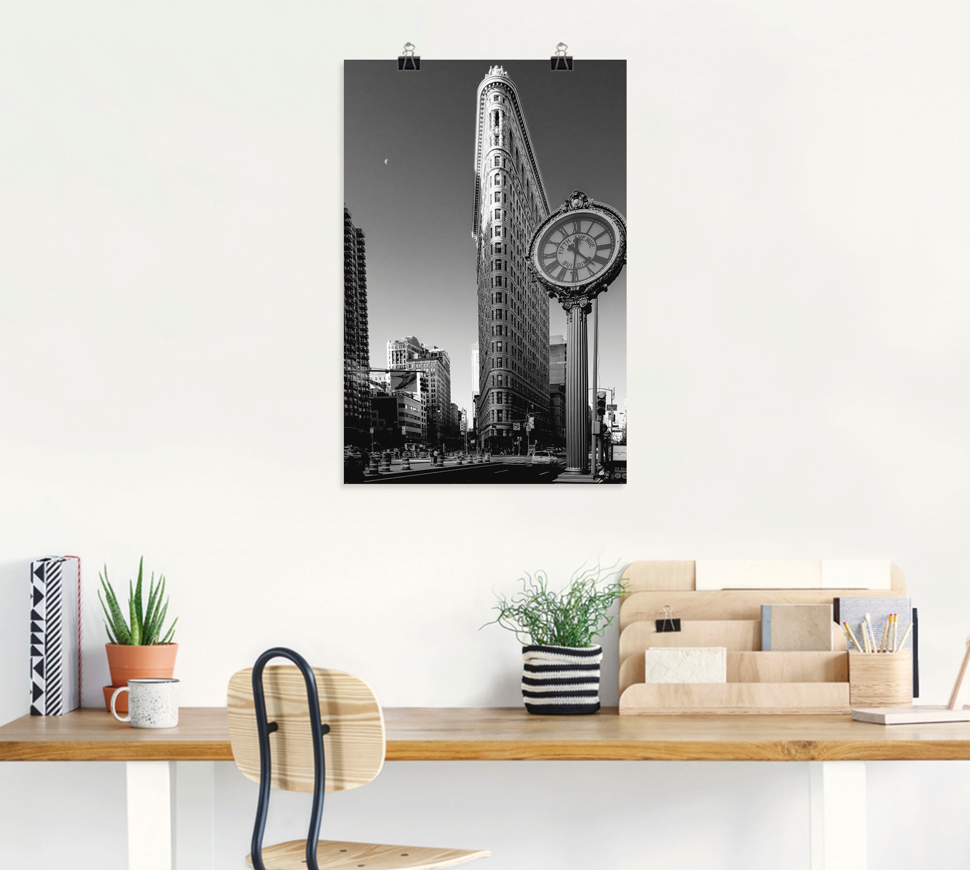 Artland Wandbild "New York Flatiron", Amerika, (1 St.), als Leinwandbild, P günstig online kaufen