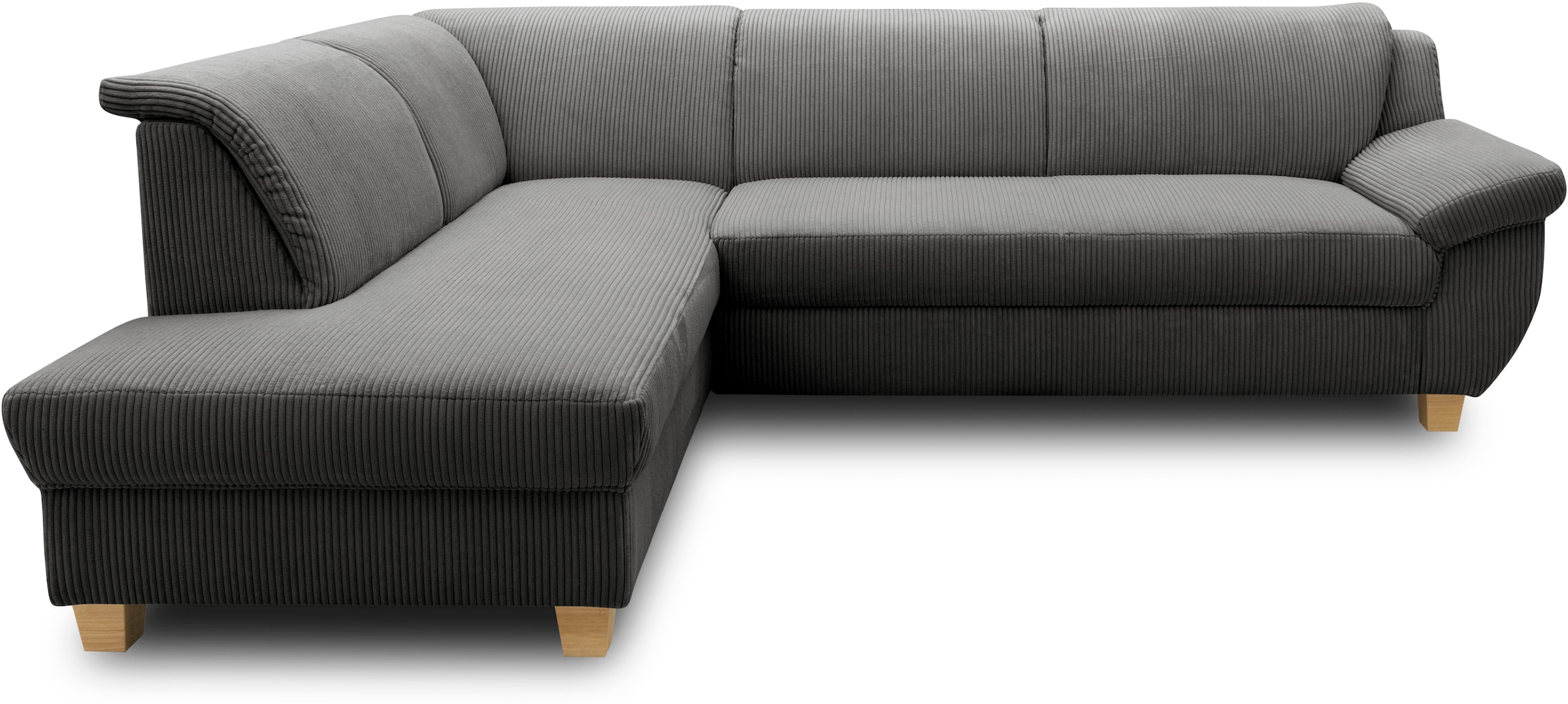 Home affaire Ecksofa »Yesterday L-Form«, wahlweise mit Bettfunktion, auch in Cord