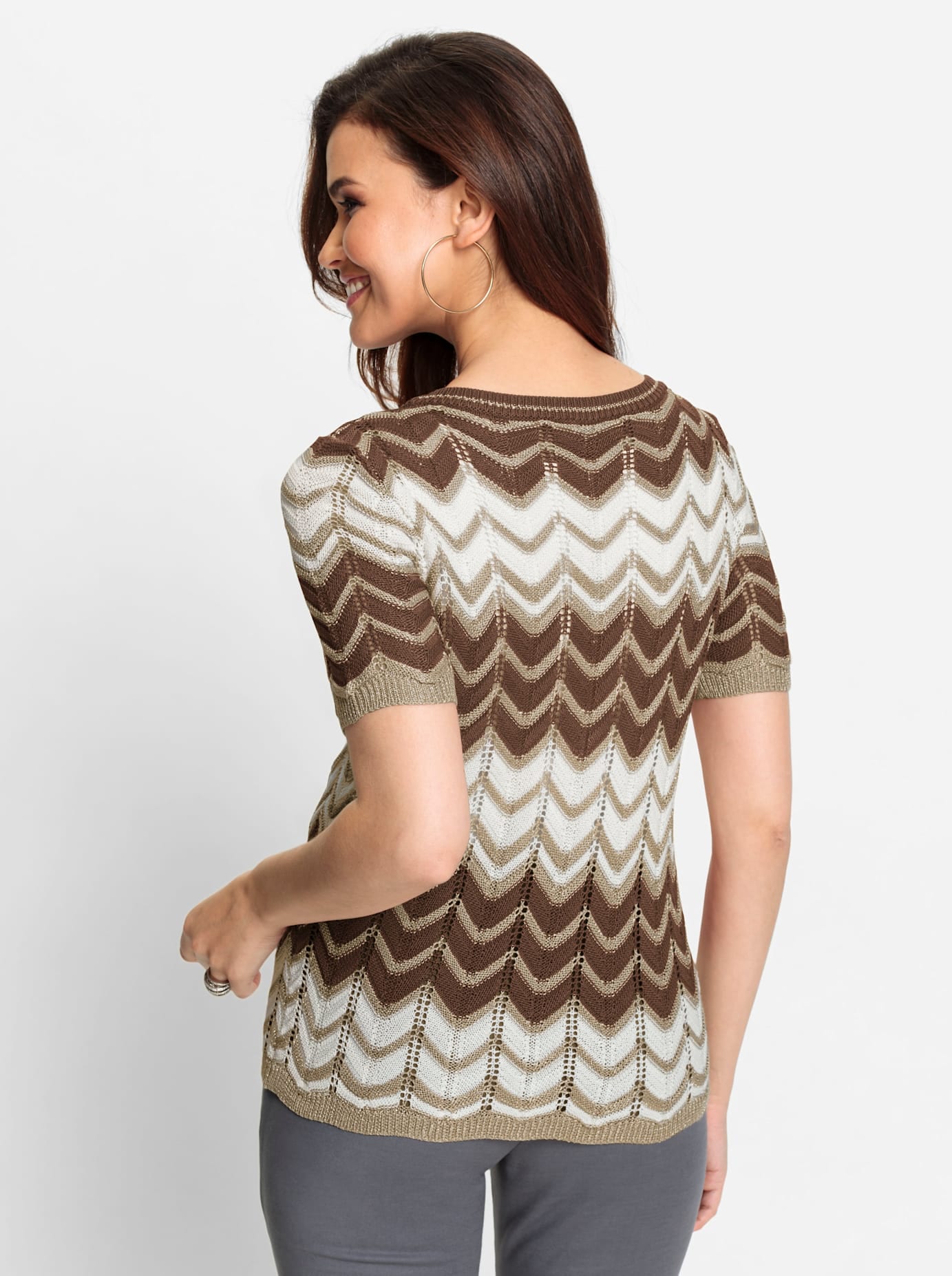 Lady Kurzarmpullover »Pullover«