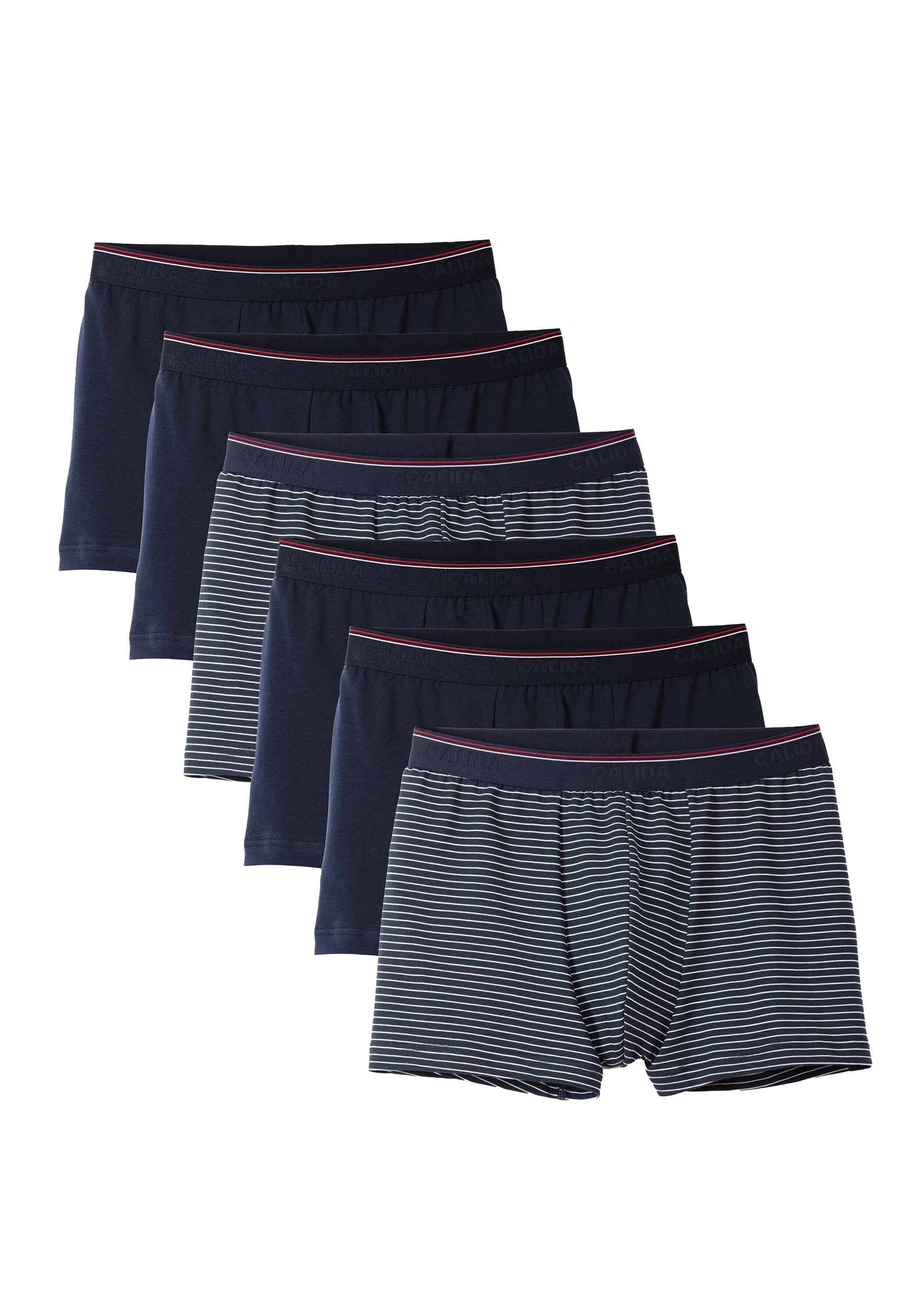 CALIDA Boxershorts "Boxershort New Boxer Natural Benefit 3P 6er Pack"