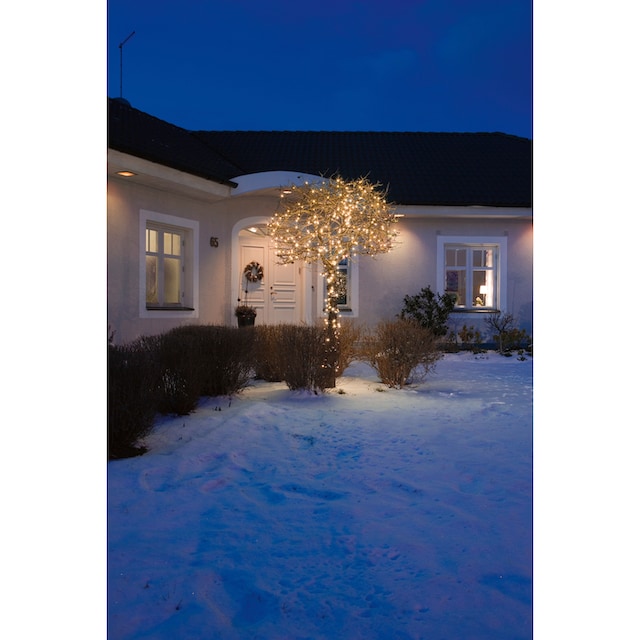 KONSTSMIDE LED-Lichterkette »Weihnachtsdeko aussen«, 120 St.-flammig, LED  Lichterkette, mit Glimmereffekt, 120 bernsteinfarbene Dioden bestellen |  BAUR
