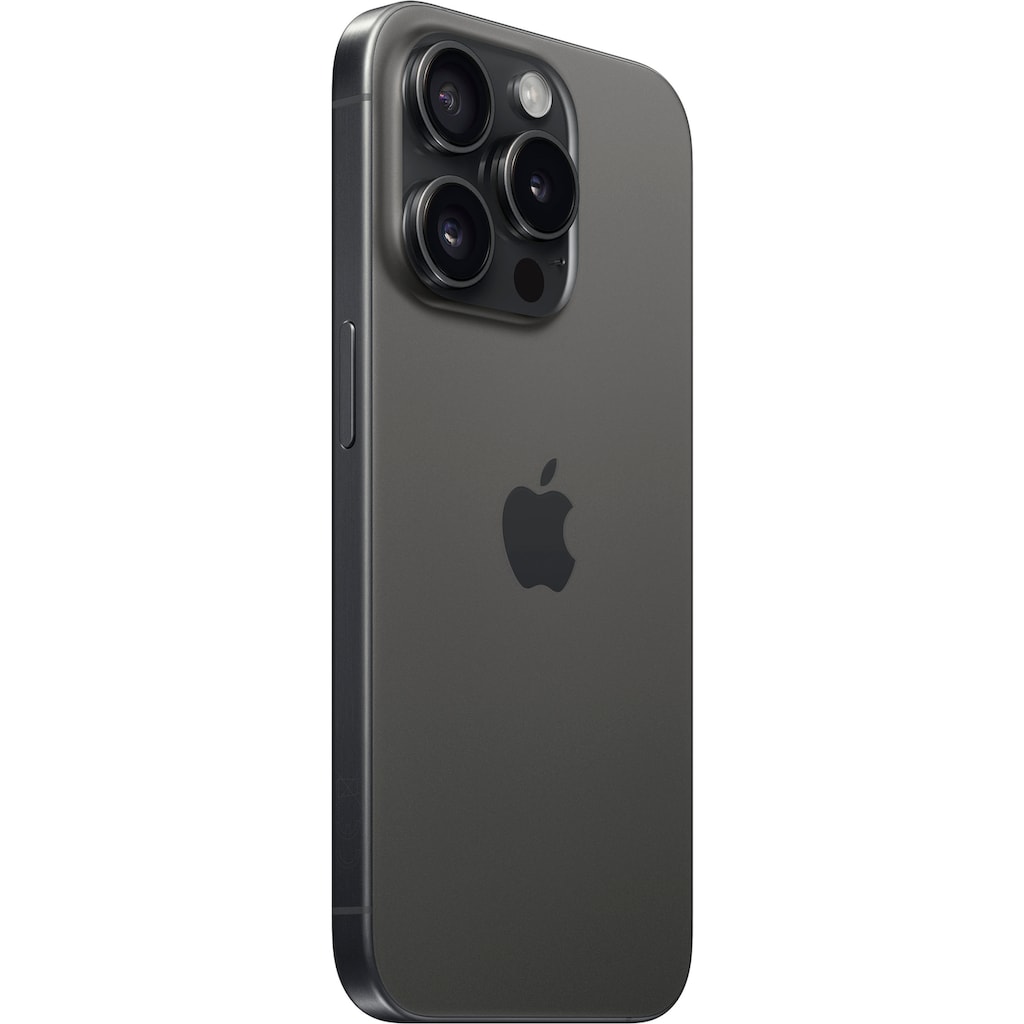 Apple Smartphone »iPhone 15 Pro 128GB«, black titanium, 15,5 cm/6,1 Zoll, 128 GB Speicherplatz, 48 MP Kamera