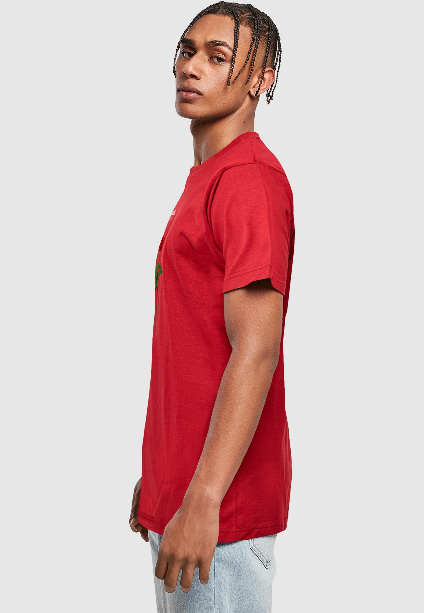 MisterTee Kurzarmshirt »MisterTee Herren Lost Youth Rose Tee«, (1 tlg.)