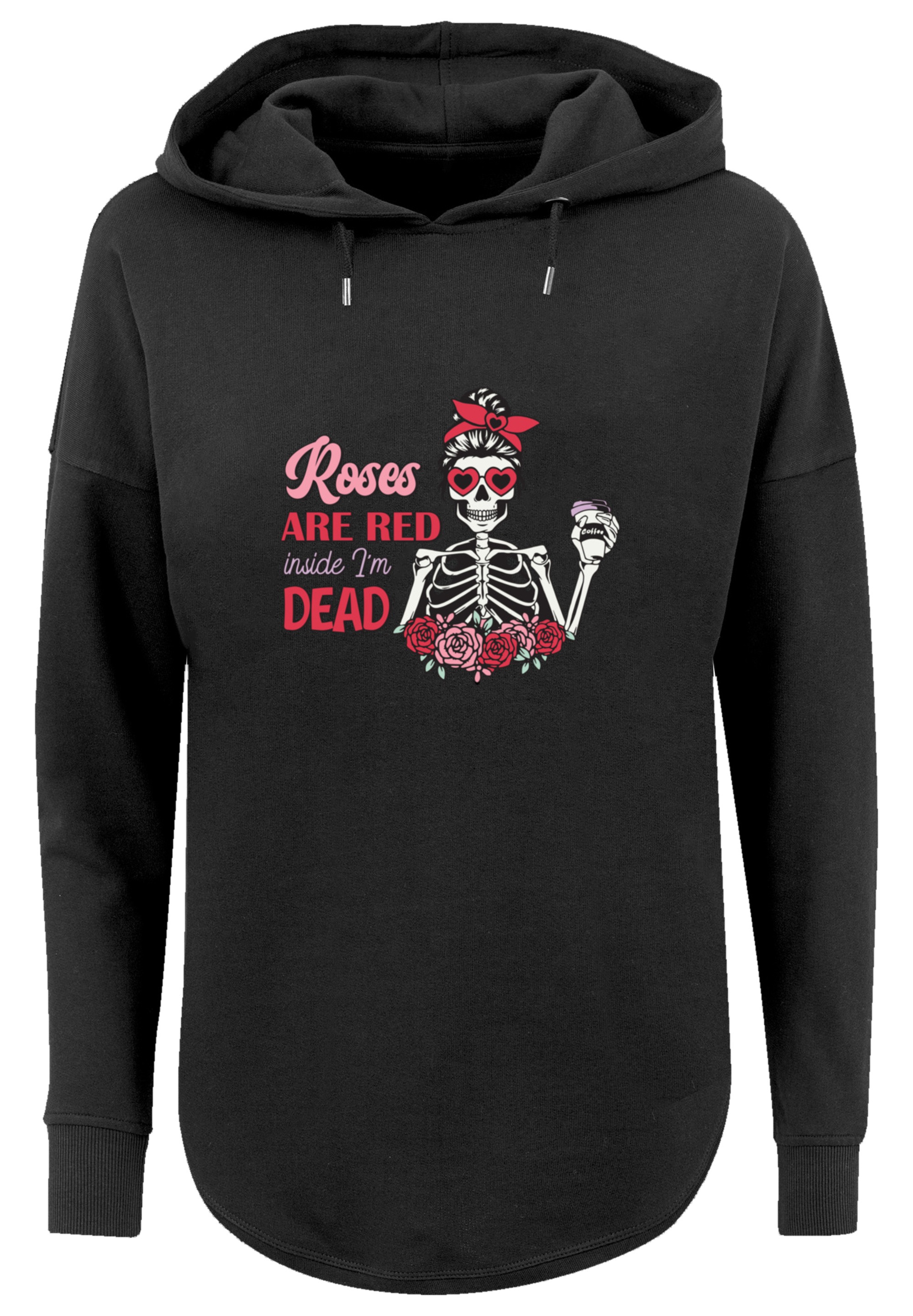 F4NT4STIC Kapuzenpullover »Anti Valentinstag Roses are red«, Premium Qualität