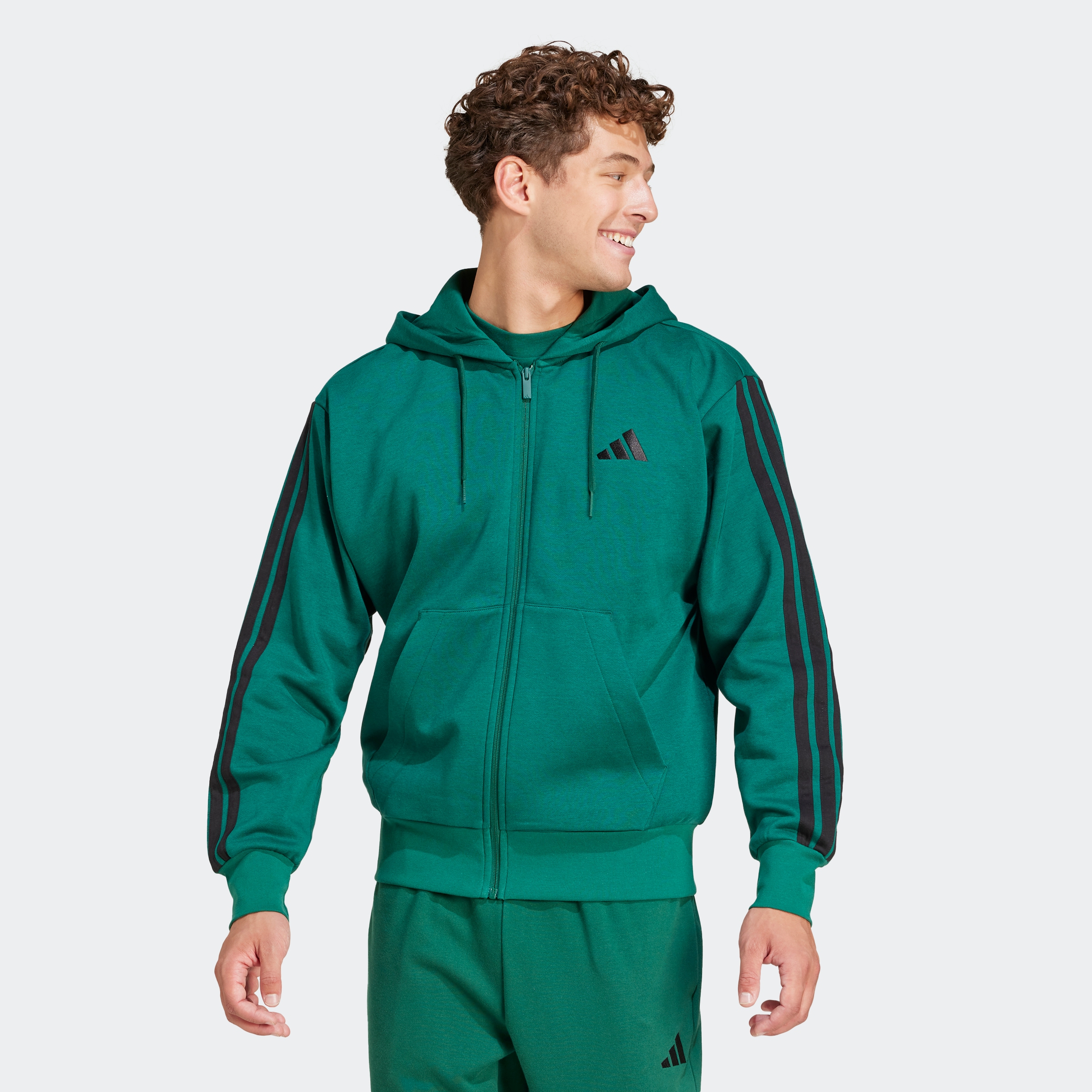 adidas Sportswear Kapuzensweatshirt "M 3S FL FZ HD" günstig online kaufen