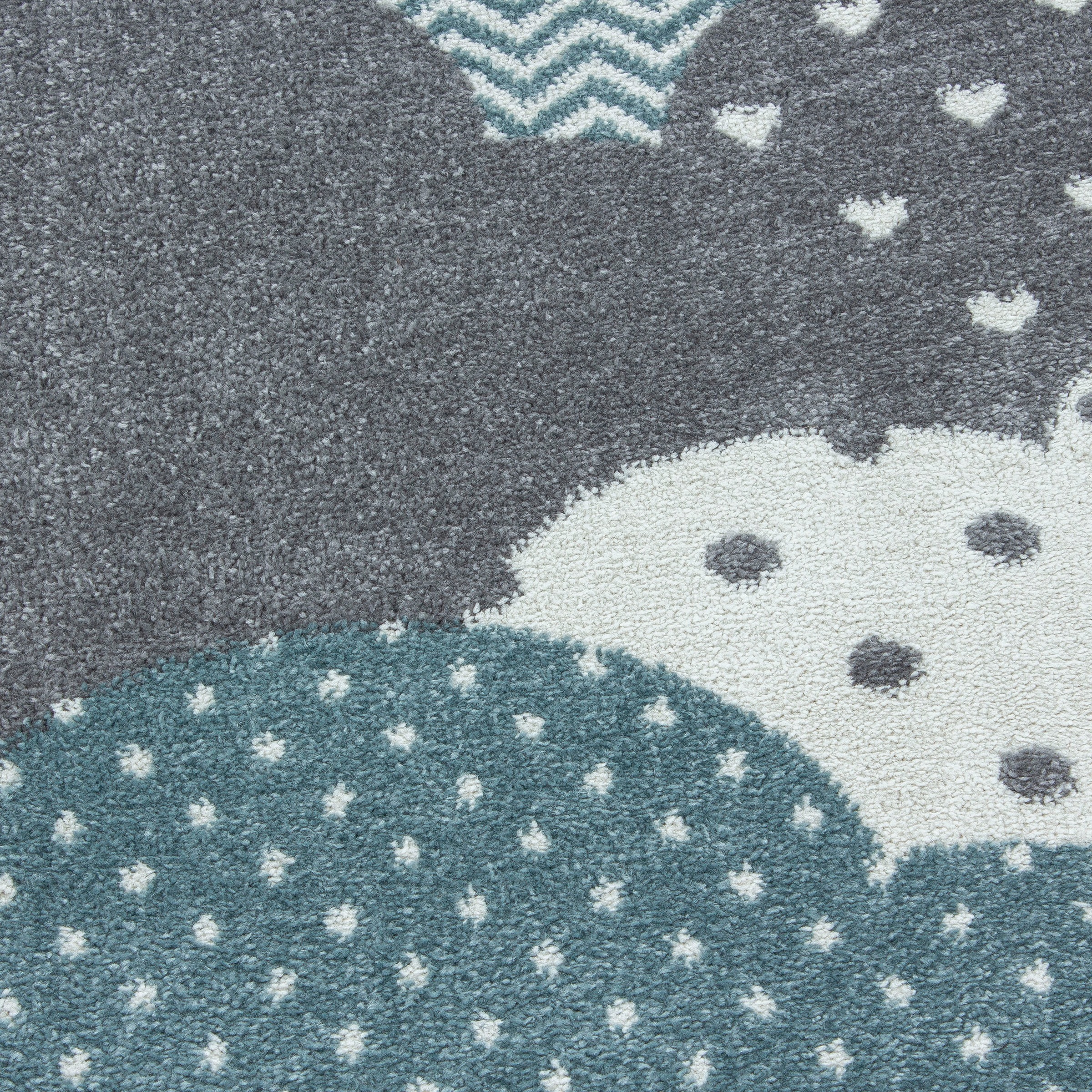 Ayyildiz Teppiche Kinderteppich »Bambi 820«, rechteckig, 11 mm Höhe, auch in rund, Wolken Motiv, Kurzflor
