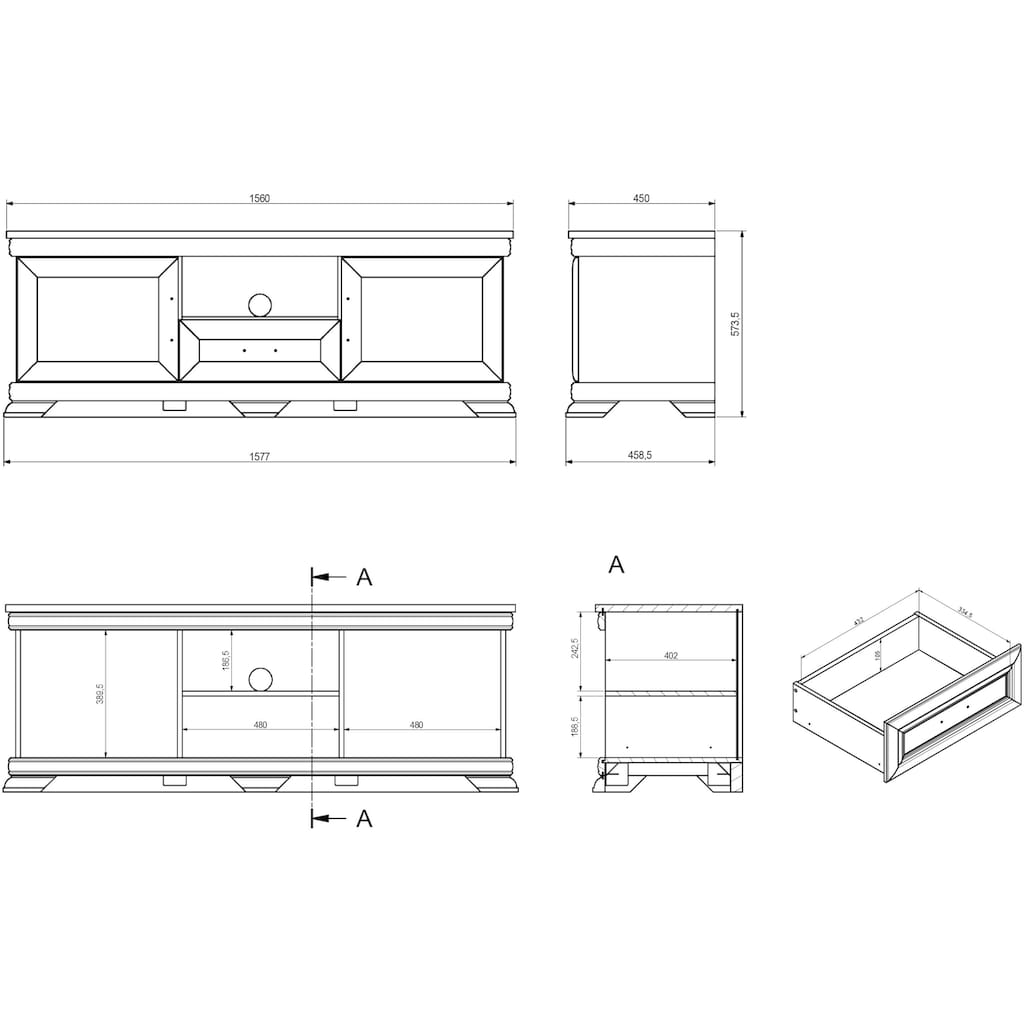 Home affaire Lowboard »Royal«