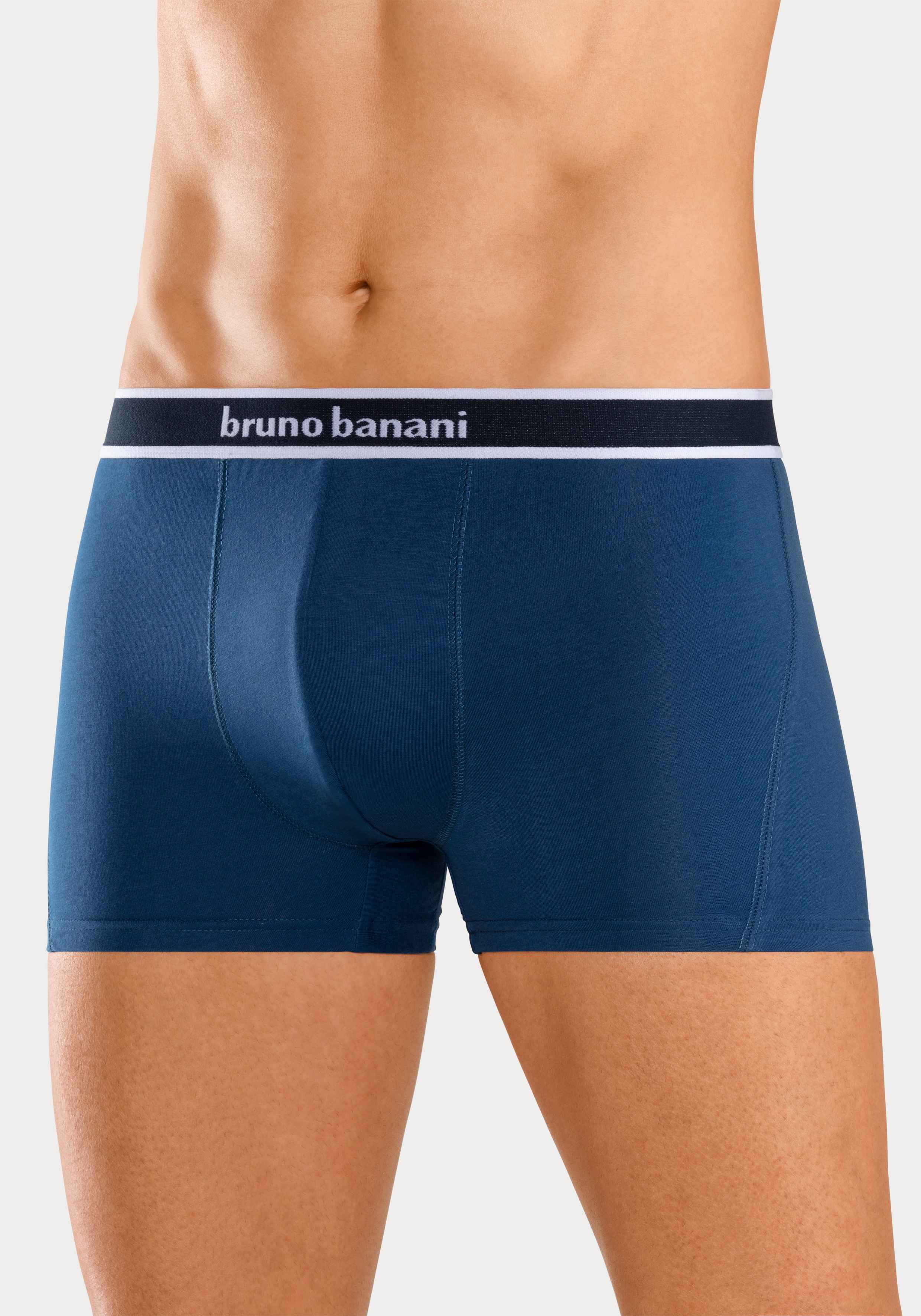 Thumbnail - Bruno Banani Boxer "Boxershorts für Herren", (4er Pack), mit Steifen und Logo im Bund