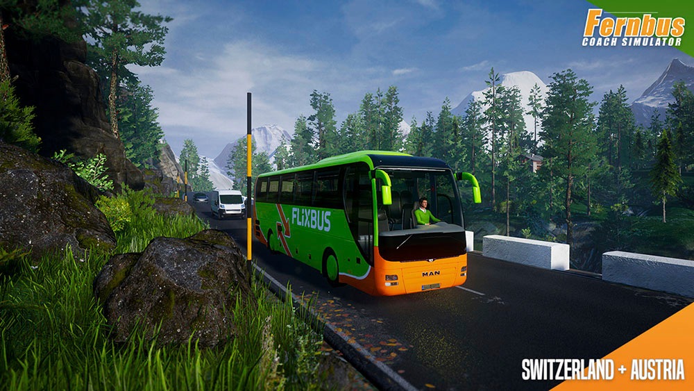 aerosoft Spielesoftware »Der Fernbus Simulator- AddOn Szenerie Österreich/Schweiz«, PC