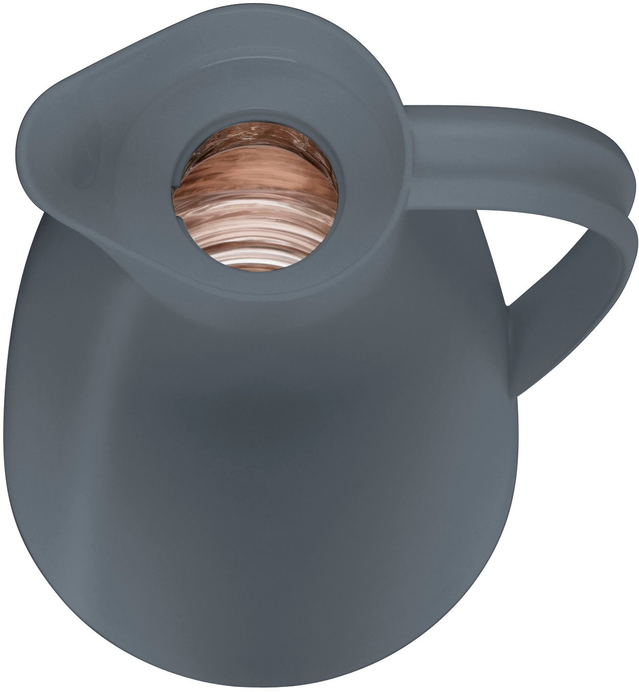 Alfi Isolierkanne »ECO, mit Hartglaseinsatz« 1 l 1 Stk. tlg. 12h heiß & 24h kalt, Drehverschluss mit bequemem Druckknopf