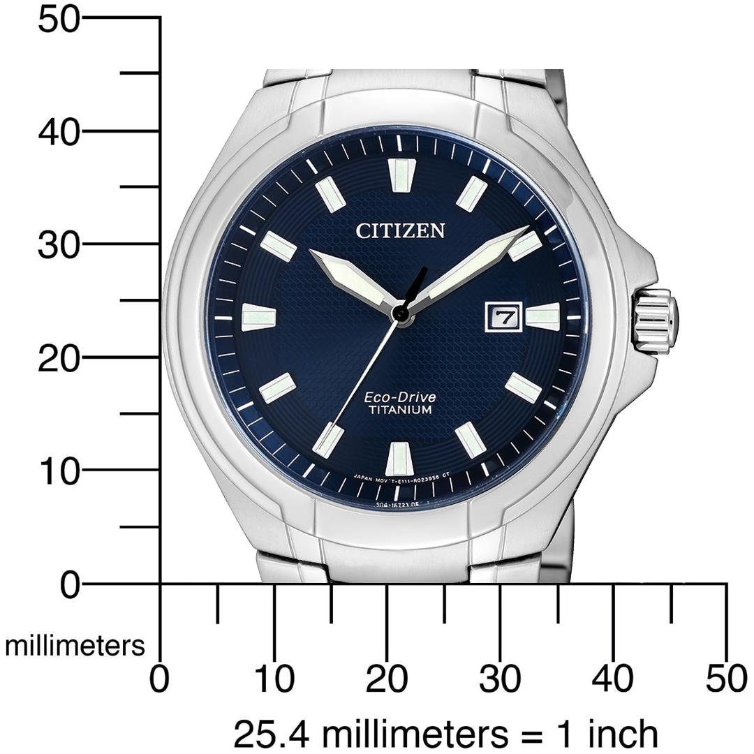 Citizen Titanuhr »BM7430-89L«, Armbanduhr, Herrenuhr, Solar, Titanarmband, Saphirglas