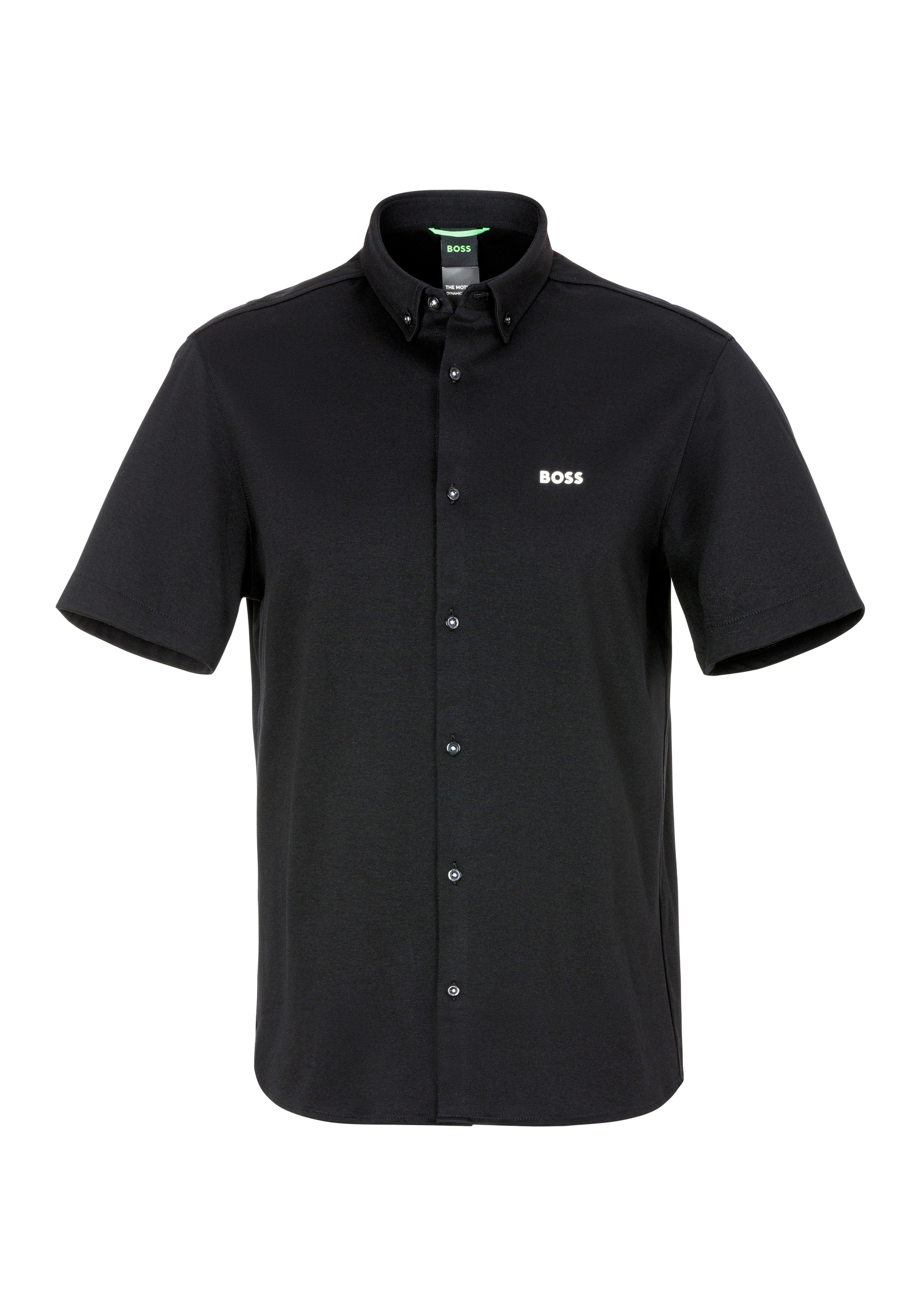 BOSS GREEN Kurzarmhemd »B_MOTION_S«, mit Logoschriftzug auf der Brust