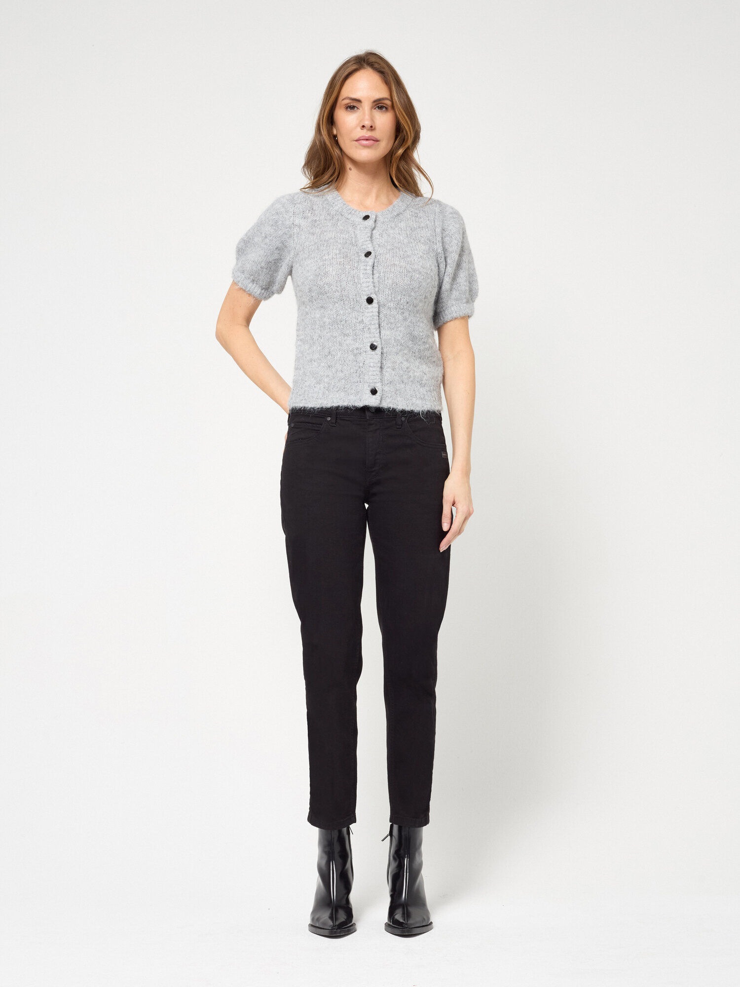 GANG Stoffhose »94NADIA CROPPED«  im 5-Pocket-Style