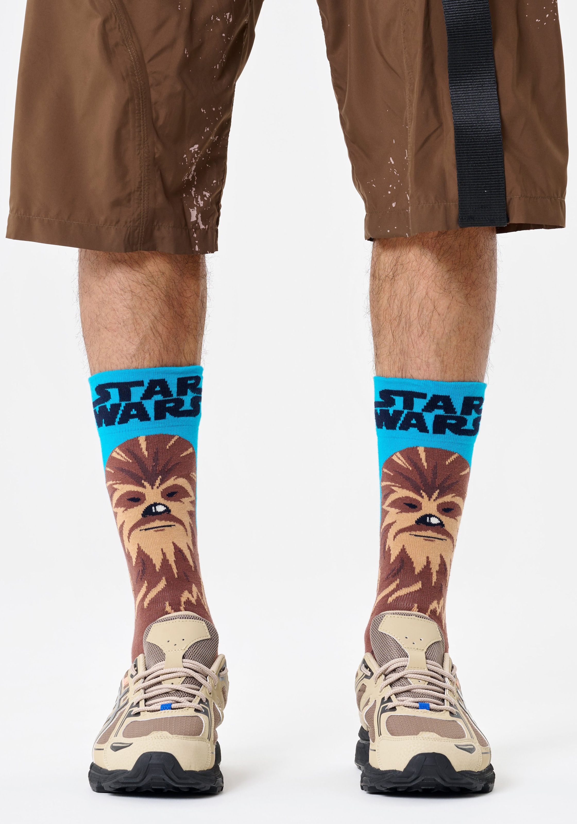 Happy Socks Langsocken, (2er Pack), mit Chewbacca-Stickerei