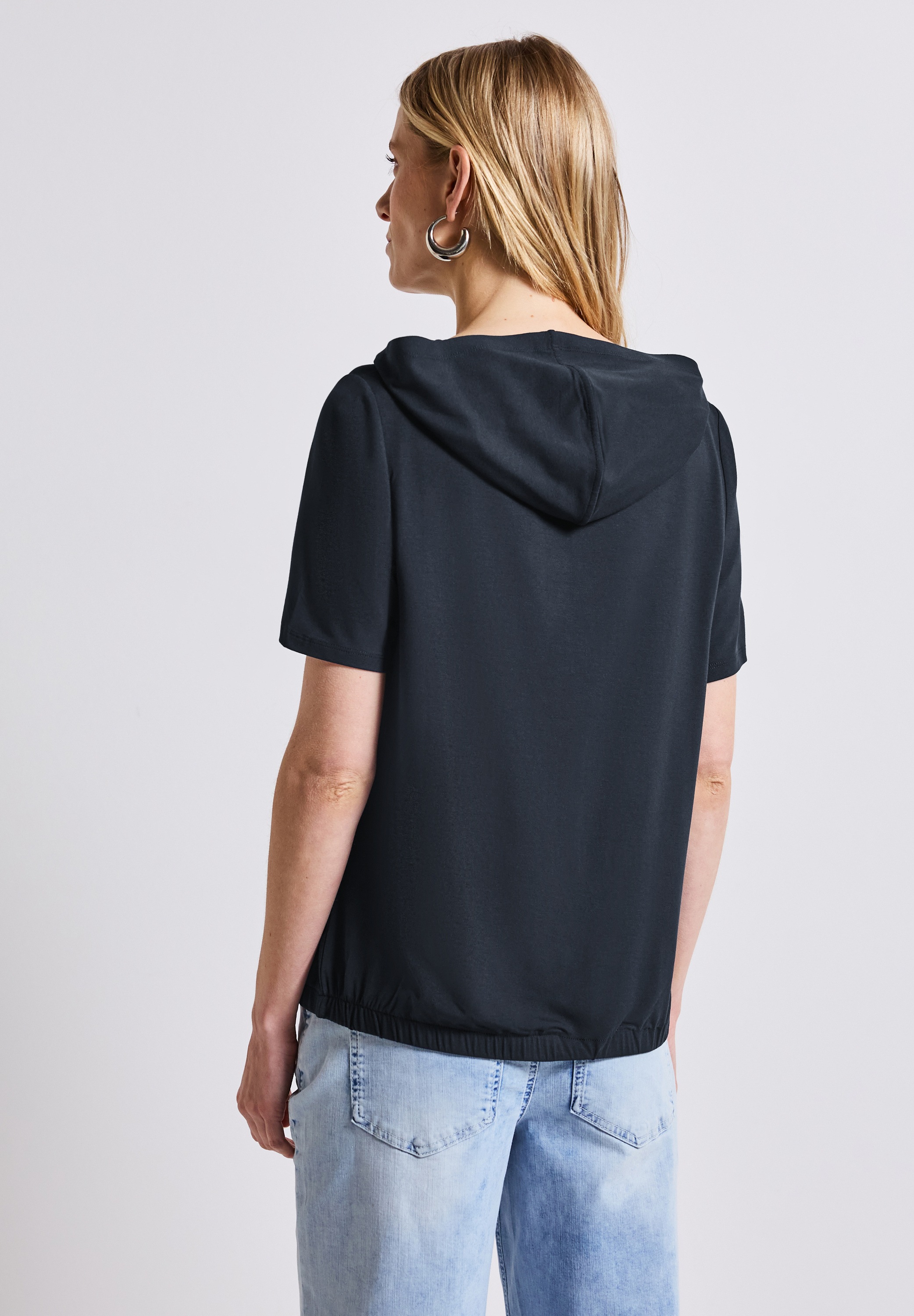 STREET ONE T-Shirt, mit Kapuze günstig online kaufen