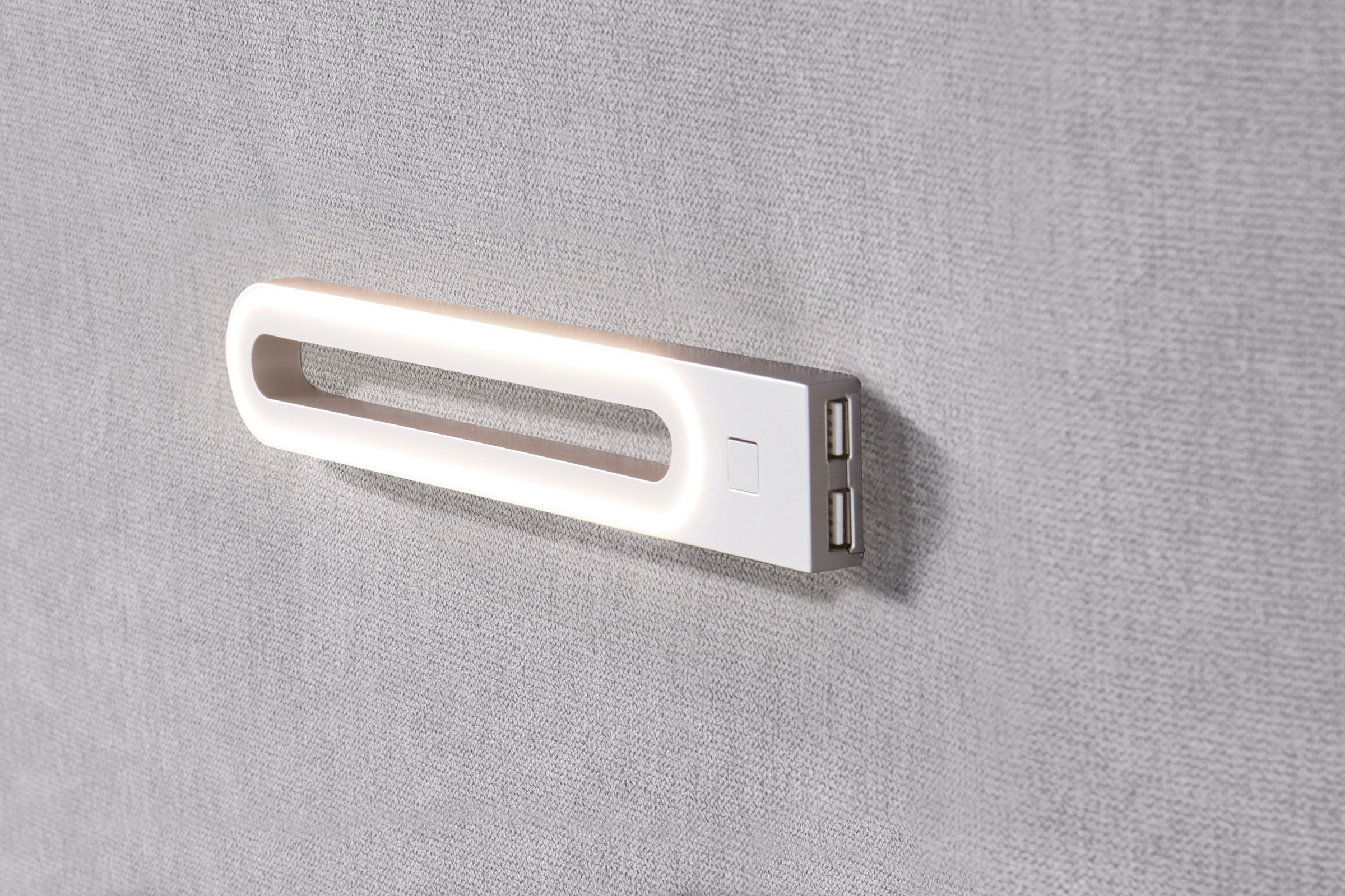 INOSIGN Boxbett »Luan«, Schubkästen, LED-Beleuchtung und Topper, in Breite 120 cm und 180 cm