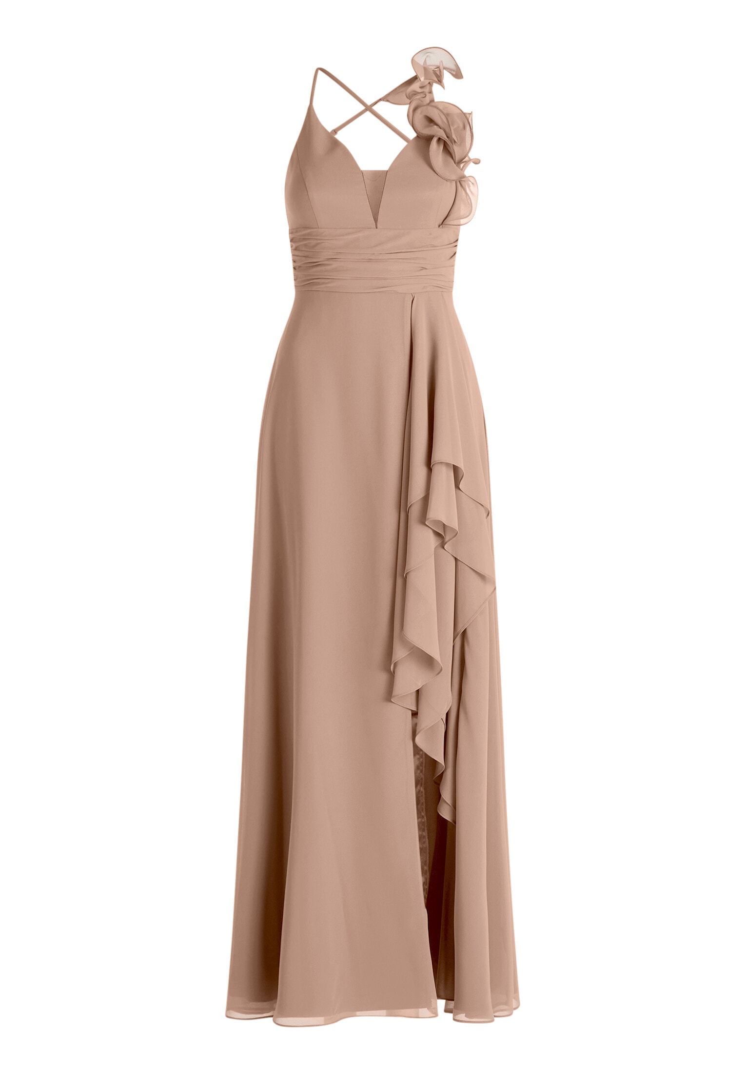 Vera Mont Chiffonkleid »Damen mit Volant« Ohne Tasche