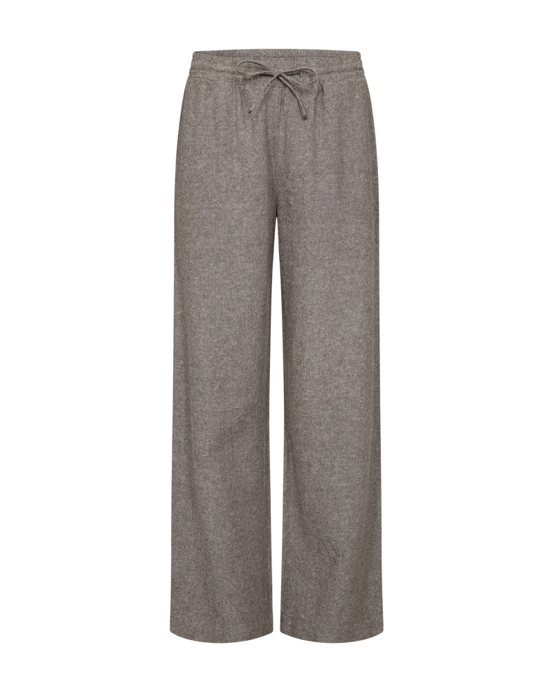 FREEQUENT "FQLAVA-PANTS" Sommerhose aus Leinenmix und mit Kordelzug