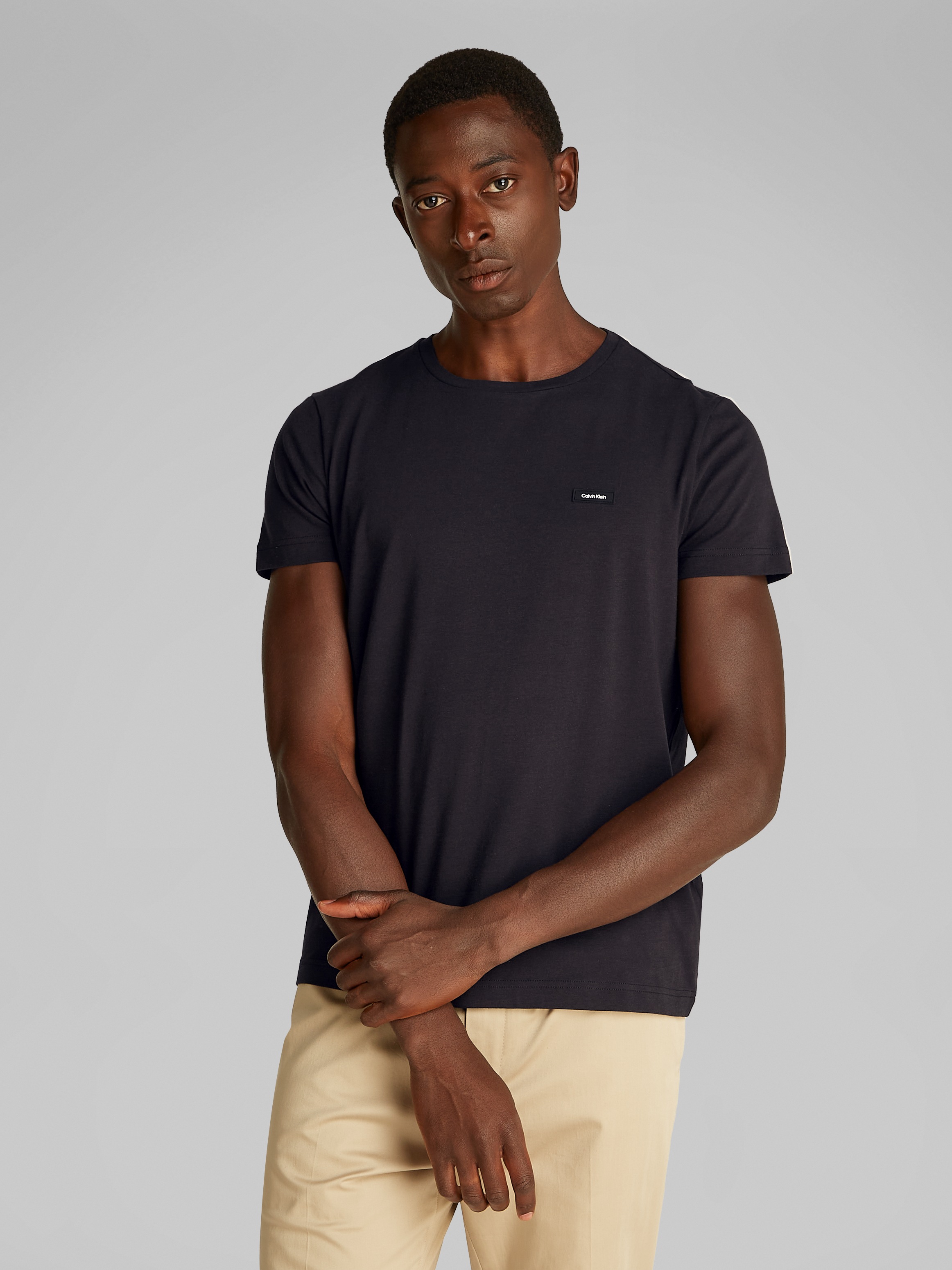 Calvin Klein T-Shirt "STRETCH SLIM FIT T-SHIRT", mit Rundhalsausschnitt günstig online kaufen