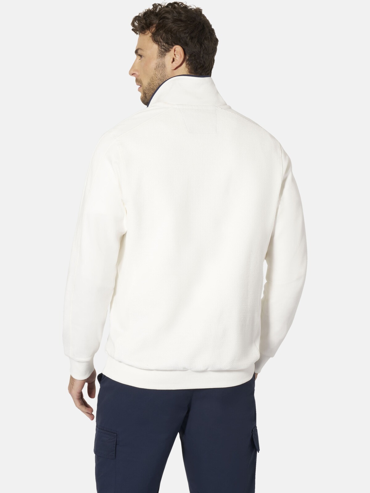 Sweatshirt BABISTA "Sweatshirt MODORO", Herren, Gr. XL, weiß, Obermaterial: 80% Baumwolle CO. 20% Polyester COOLMAX PES(Coolmax)., Sweatshirts Sweatshirt 3