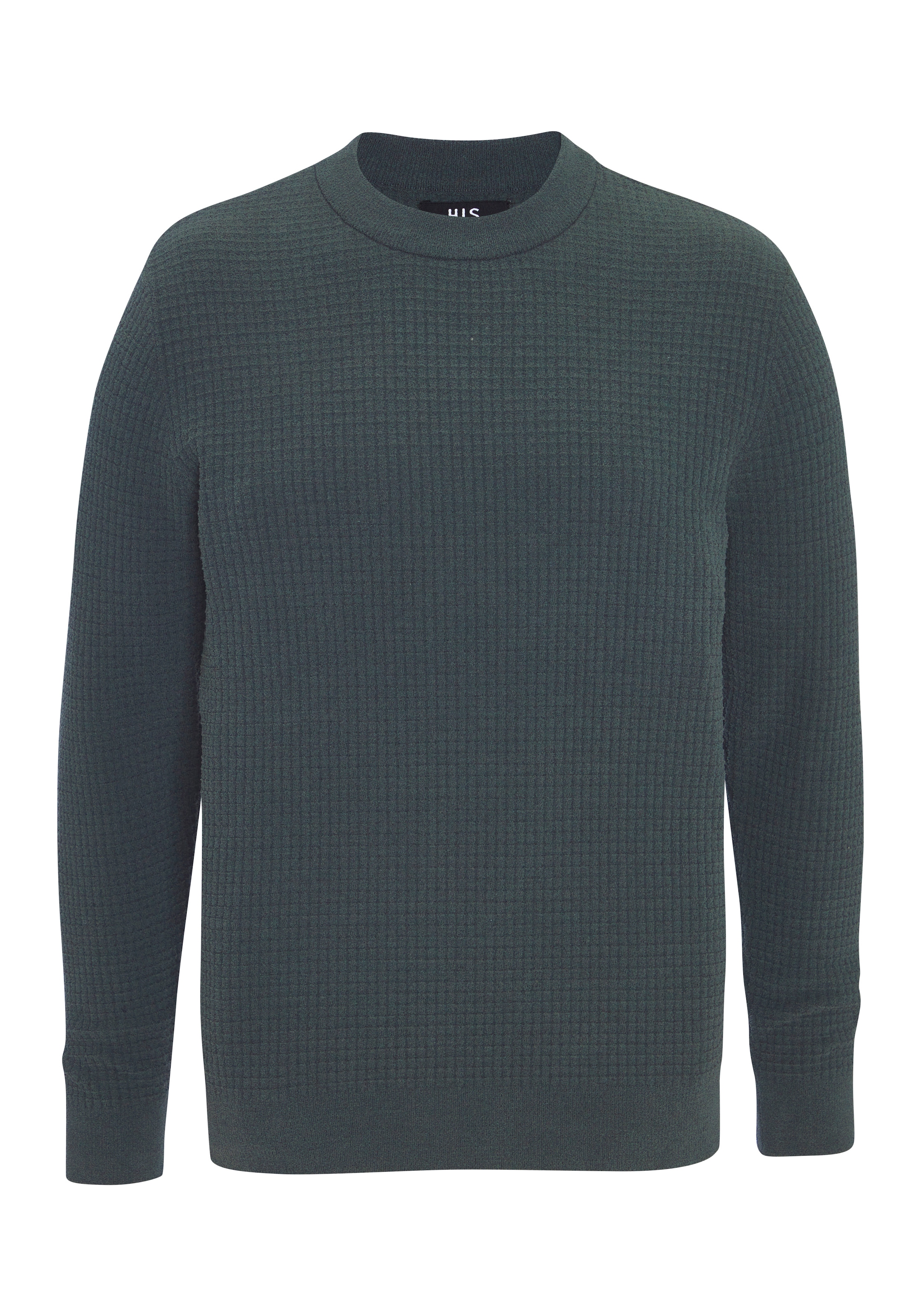 H.I.S Strickpullover », Pullover aus weicher Chenille« Waffeldesign aus besonders weicher Qualität