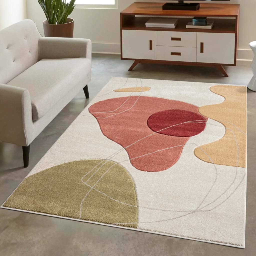 Carpet City Teppich »BONITO 7158«, rechteckig, Flachflor, Hochtief-Muster/ 3D-Effekt