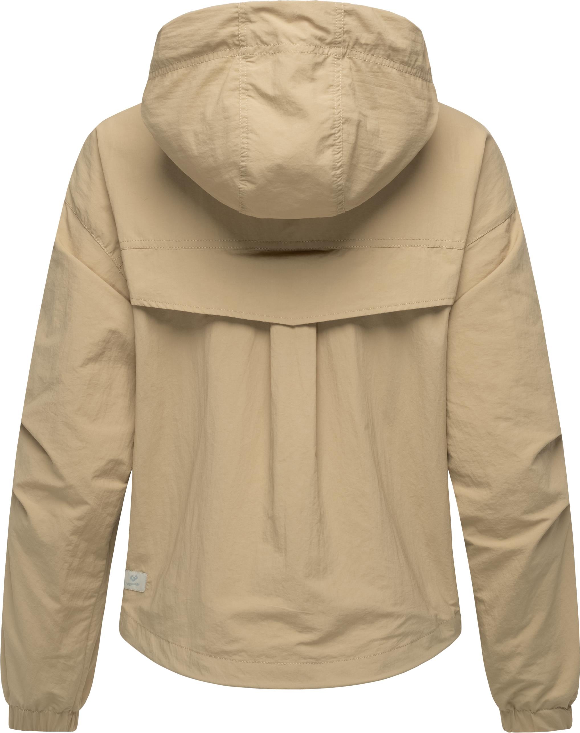 Ragwear Outdoorjacke »Cerys«, mit Kapuze, kurze Damen Übergangsjacke mit verstaubarer Kapuze