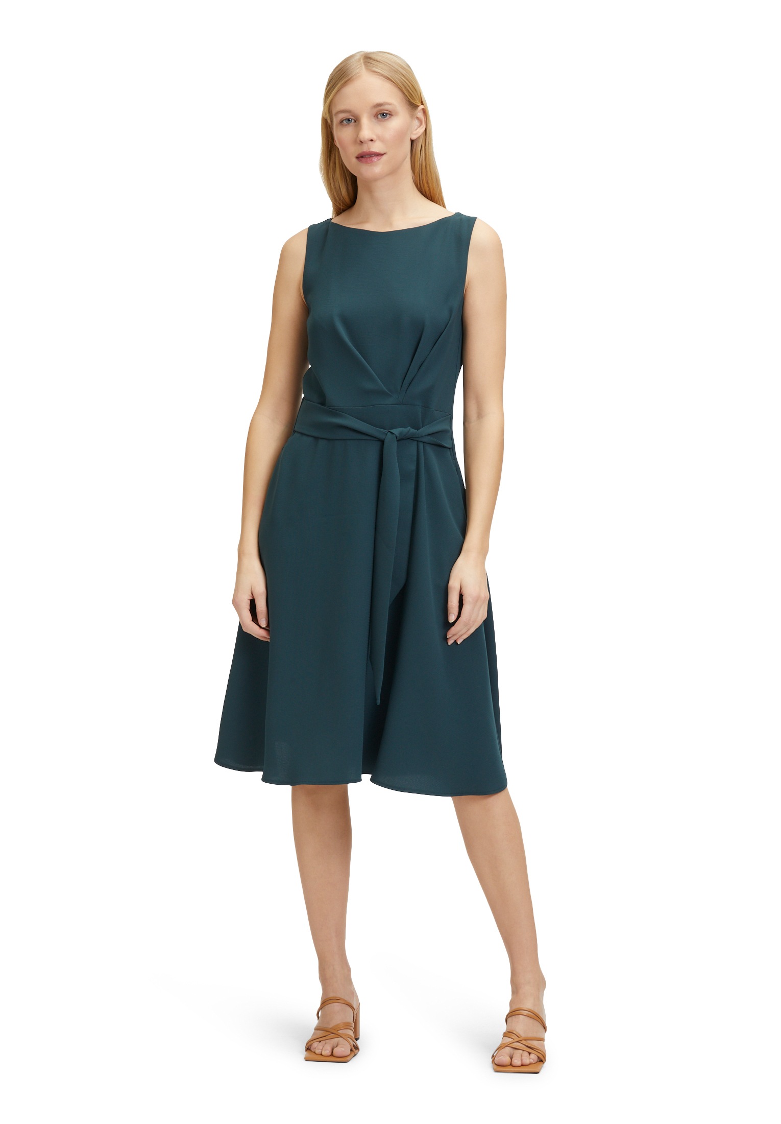 Vera Mont Sommerkleid »Vera Mont Basic-Kleid mit Bindegürtel«, Material