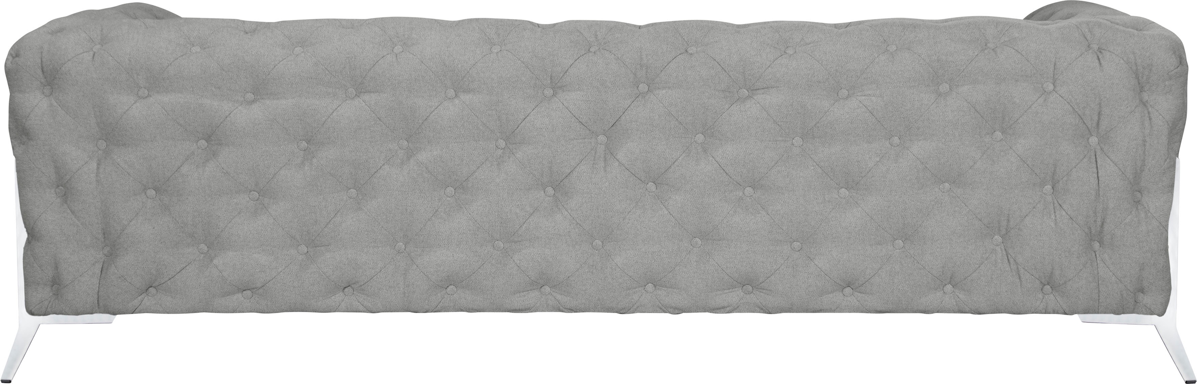 Leonique Chesterfield-Sofa »Amaury«, aufwändige Knopfheftung, moderne Chesterfield Optik, Fußfarbe wählbar