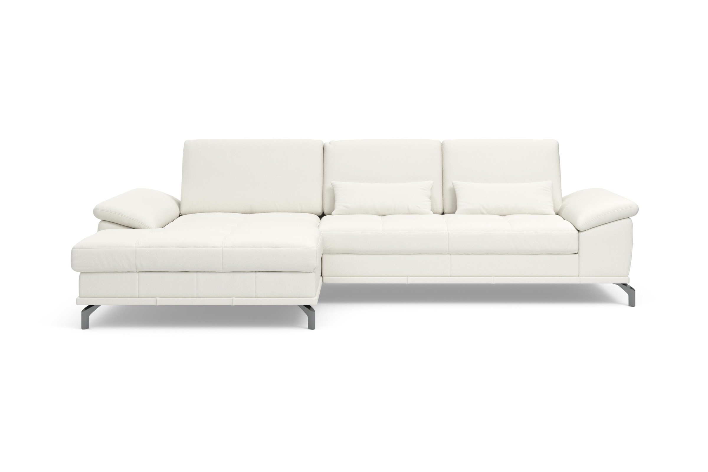 Places of Style Ecksofa Costello, mit Sitztiefenverstellung und Armlehnfunk günstig online kaufen