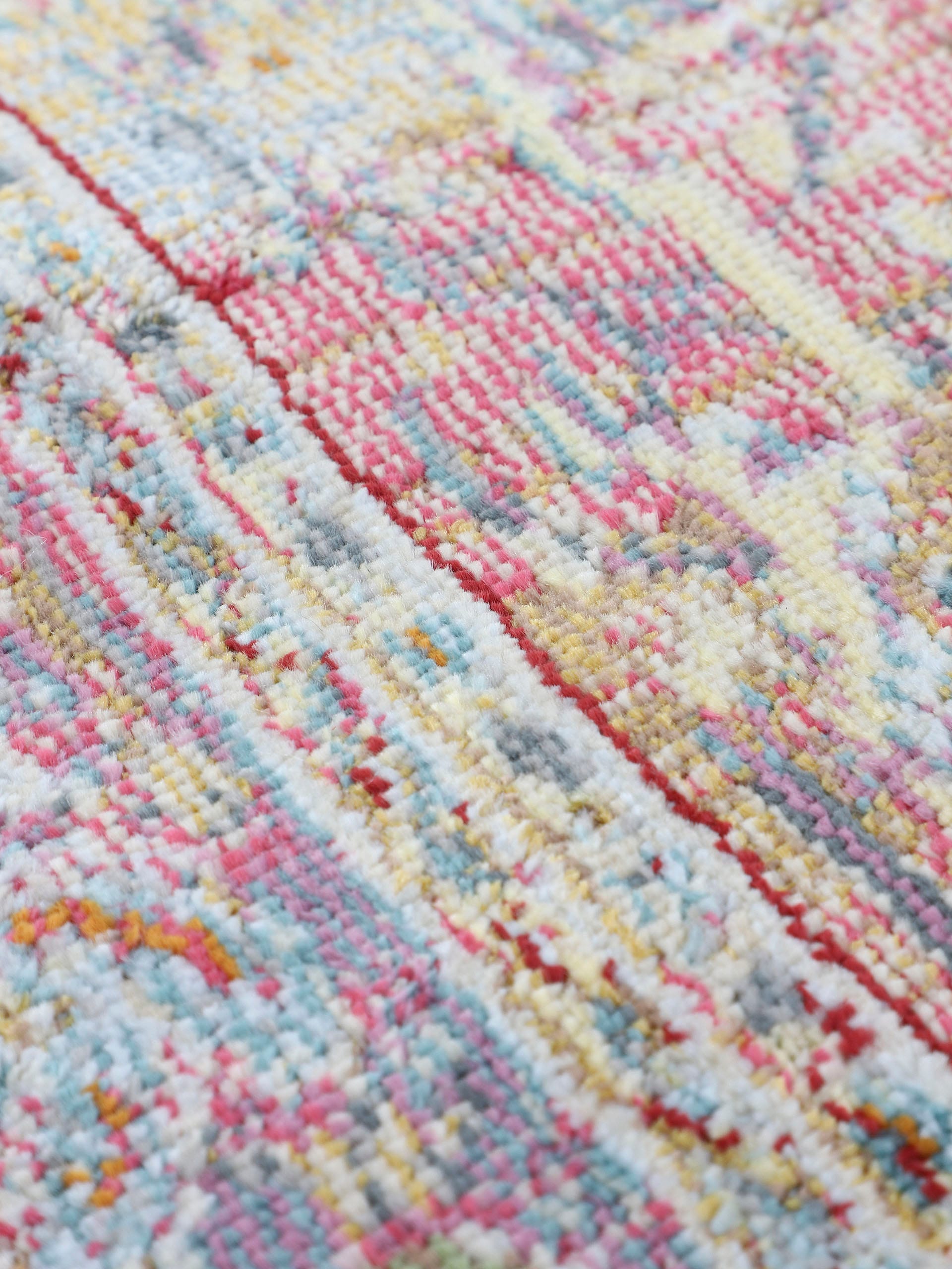 carpetfine Teppich »Esha«, rechteckig, Vintage Look, schöne Farben, mit Fransen, Wohnzimmer