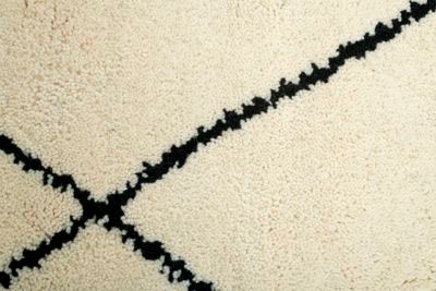 THEKO Wollteppich »MARMOUCHA 05«, rechteckig, 24 mm Höhe, reine Wolle, Rauten Design, mit Fransen, auch als Läufer