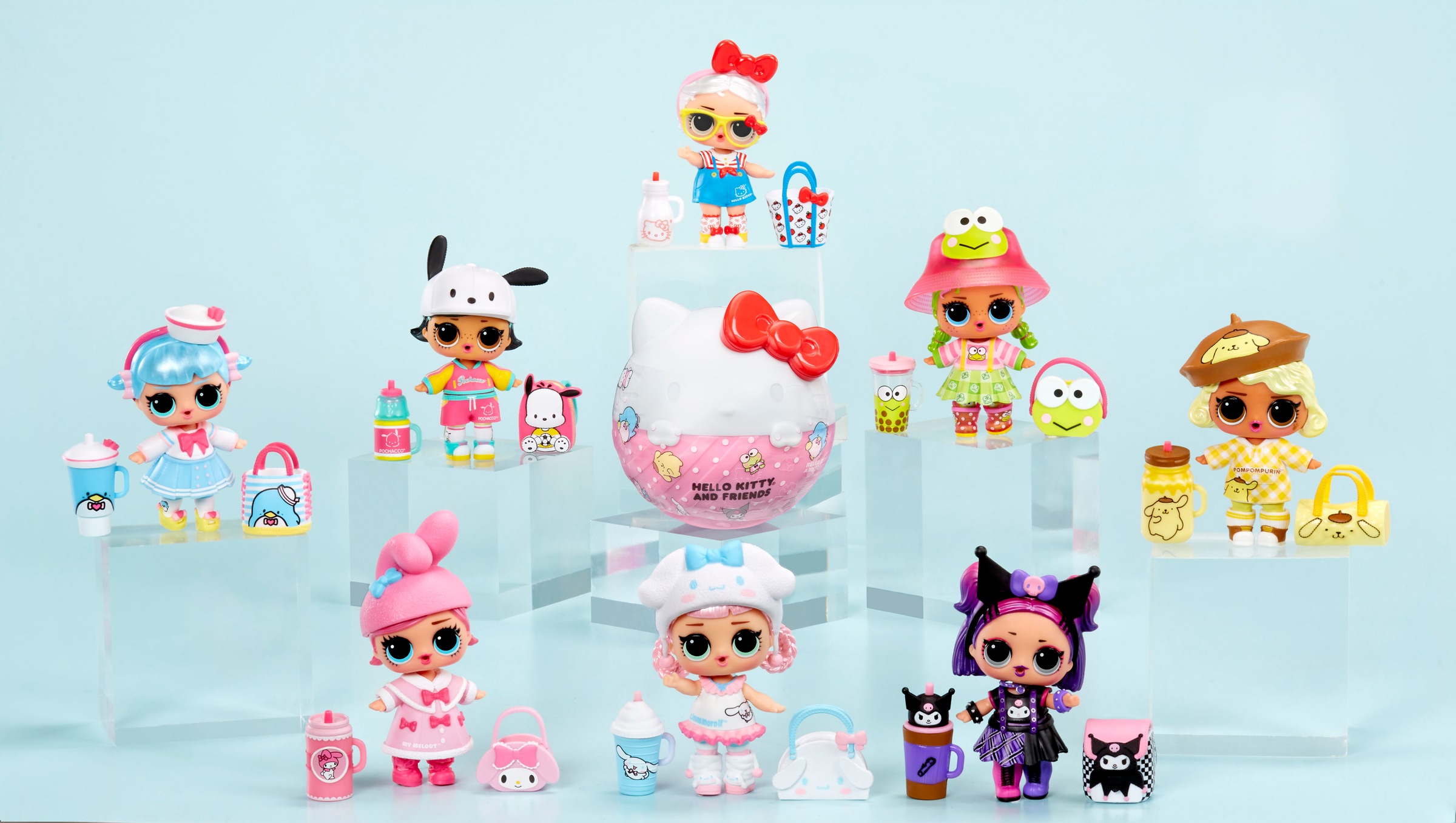 L.O.L. SURPRISE! Anziehpuppe »L.O.L. Surprise Loves Hello Kitty & Friends Tots Core Characters«, sortierte Lieferung