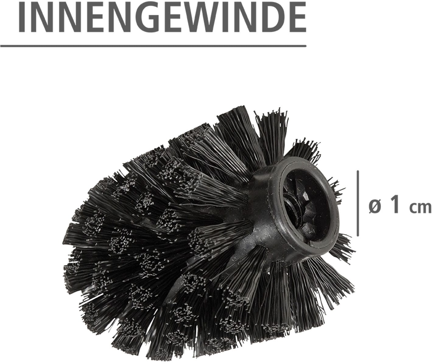 WENKO WC-Reinigungsbürste Set 4 Stk. aus Edelstahl | Kunststoff