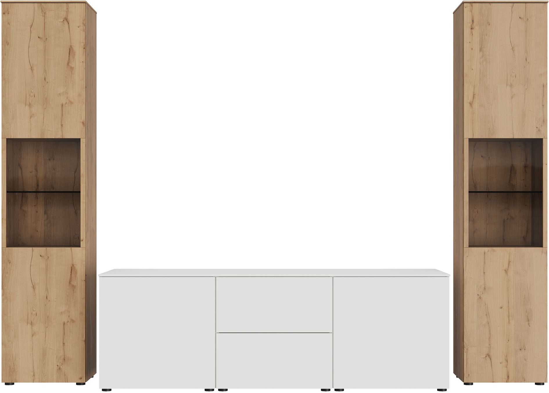 nobilia® Wohnzimmer-Set »Avala, variabel montierbar«