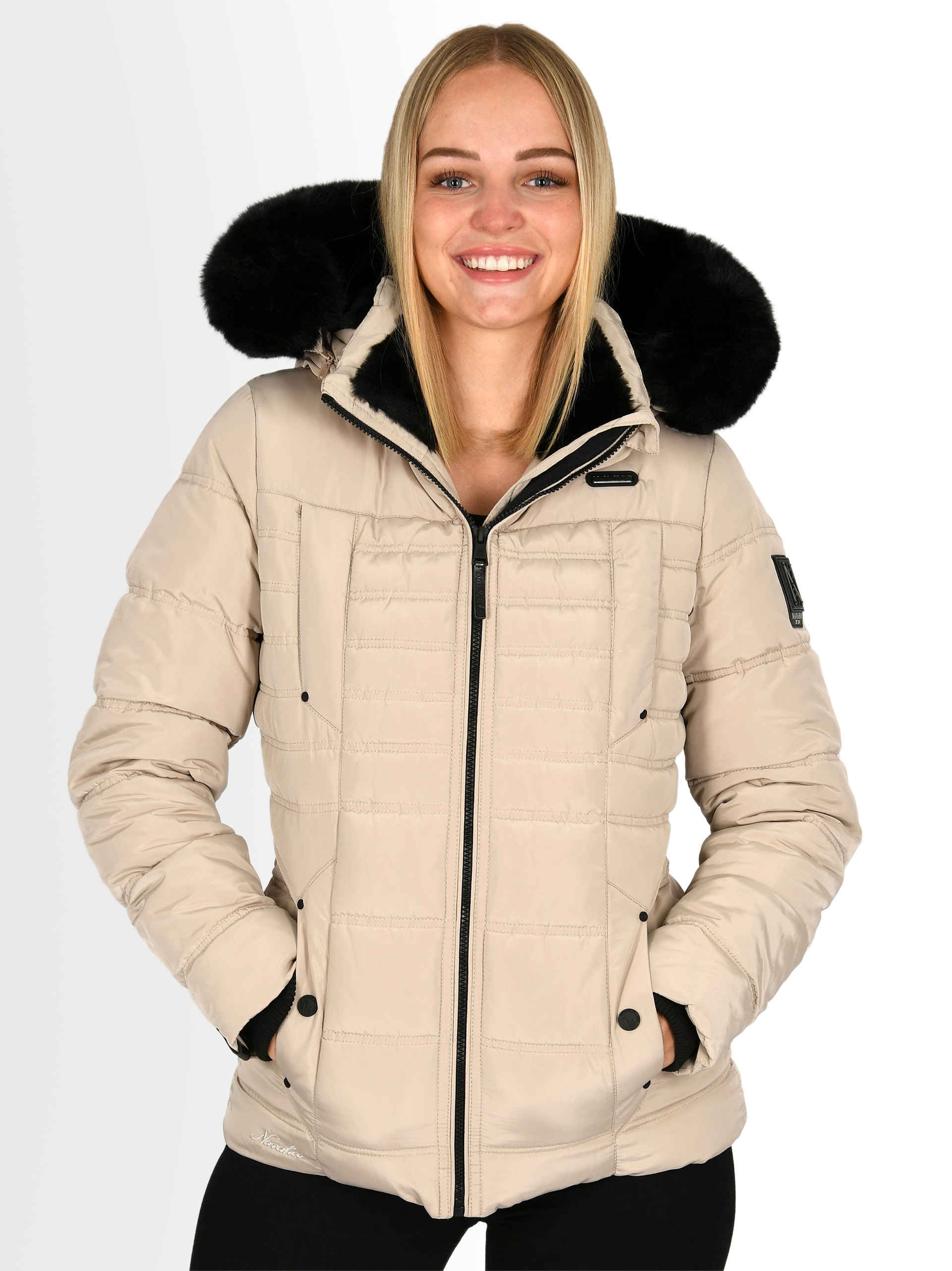 Navahoo Winterjacke »Lissandra«, mit hochwertigem Steppdesign