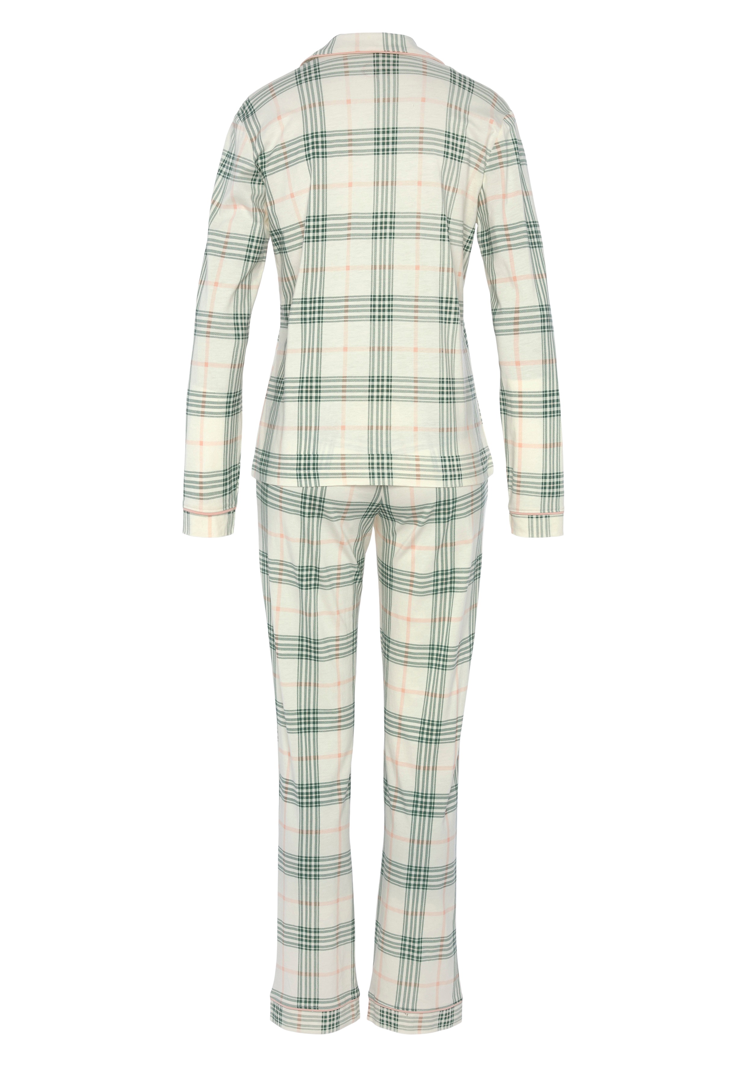 Thumbnail - Vivance Dreams Pyjama, (2 tlg.), im klassischen Schnitt