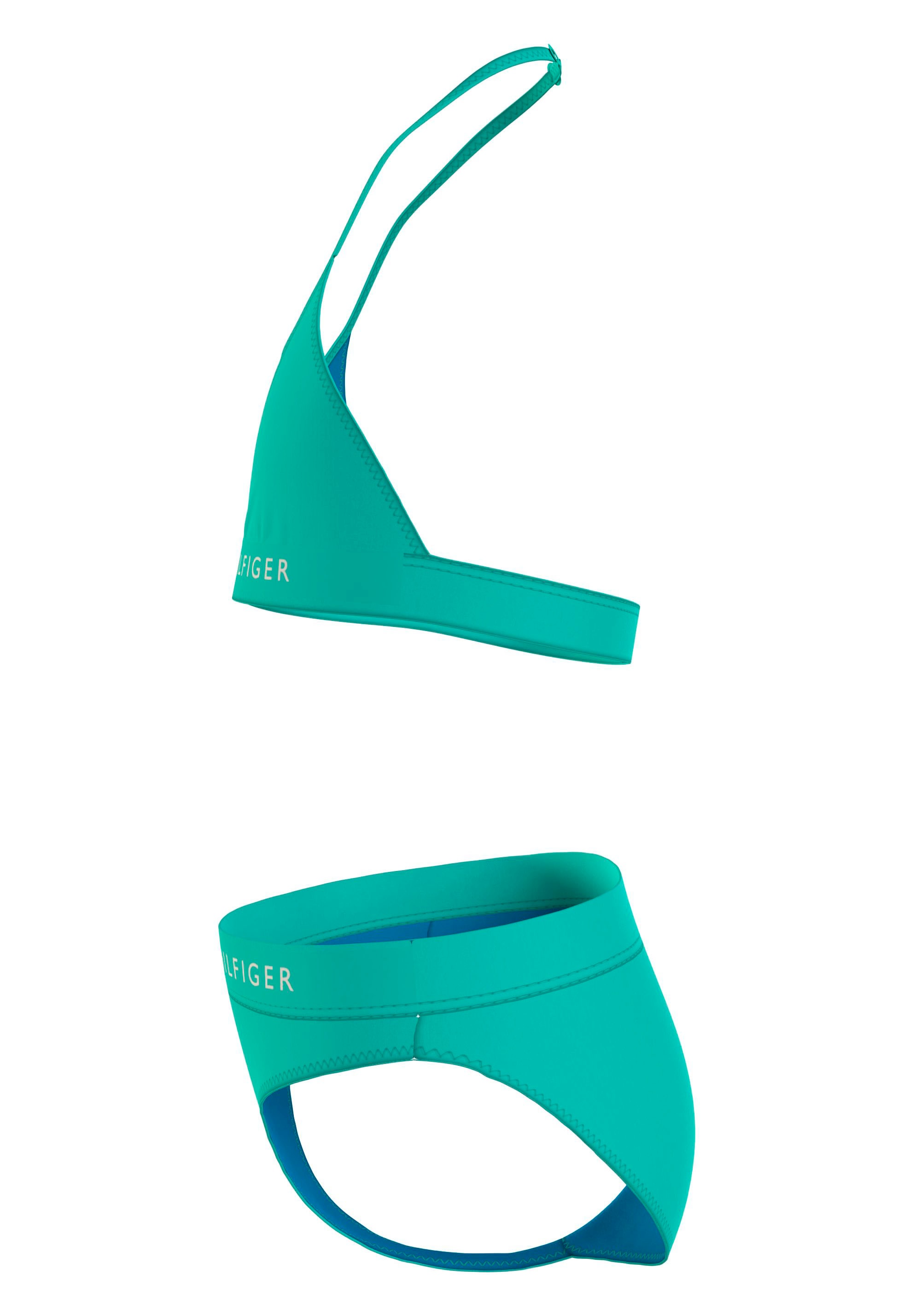 Tommy Hilfiger Swimwear Triangel-Bikini »TRIANGLE SET«, (Set, 2 St.), mit Tommy Hilfiger Markenlabel