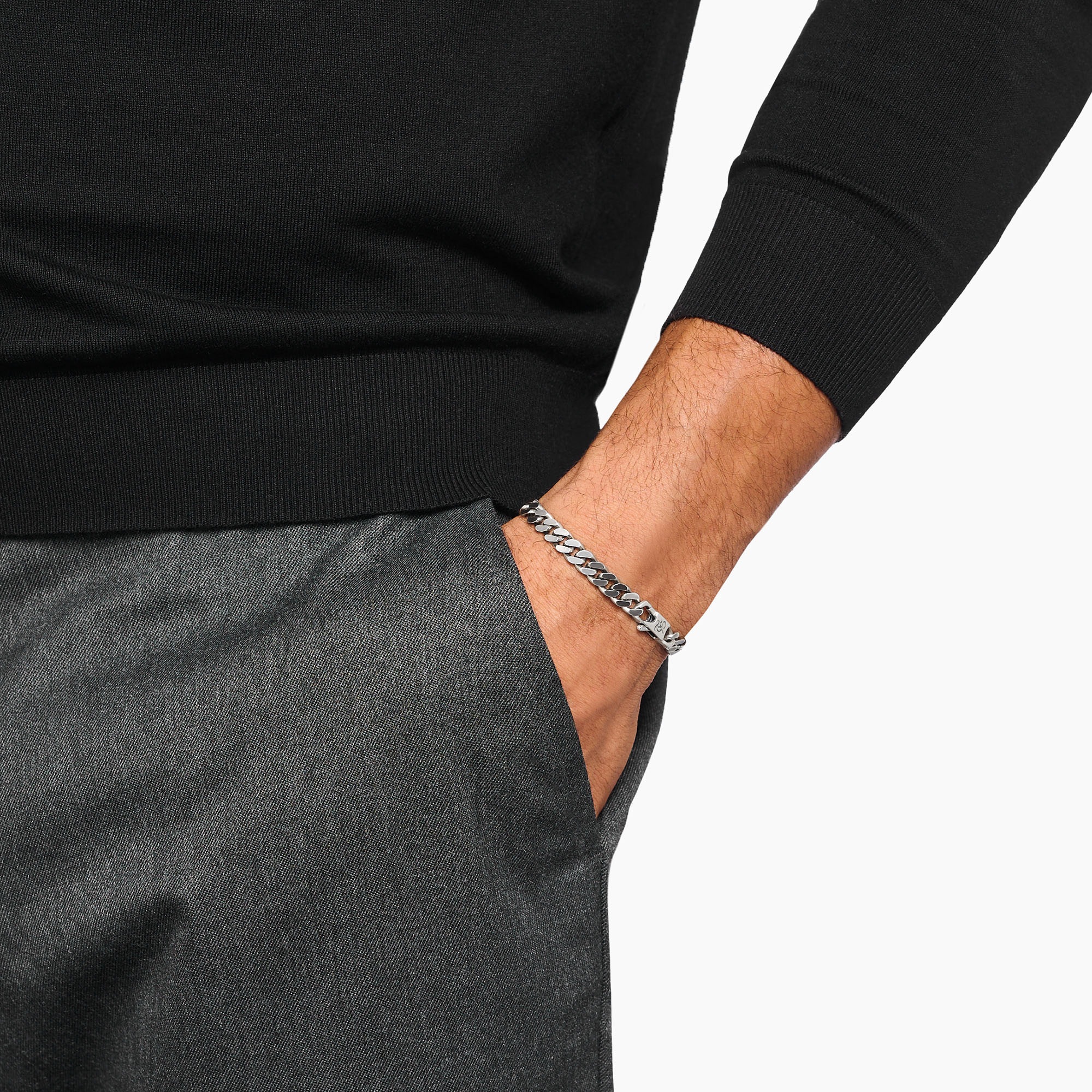 THOMAS SABO Panzerarmband »Panzer-Armband Silber, A2200-637-21-L20«