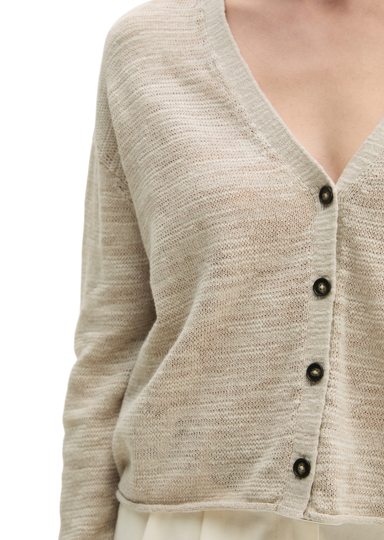 Marc O'Polo Cardigan »aus Leinen-Baumwolle-Mix«