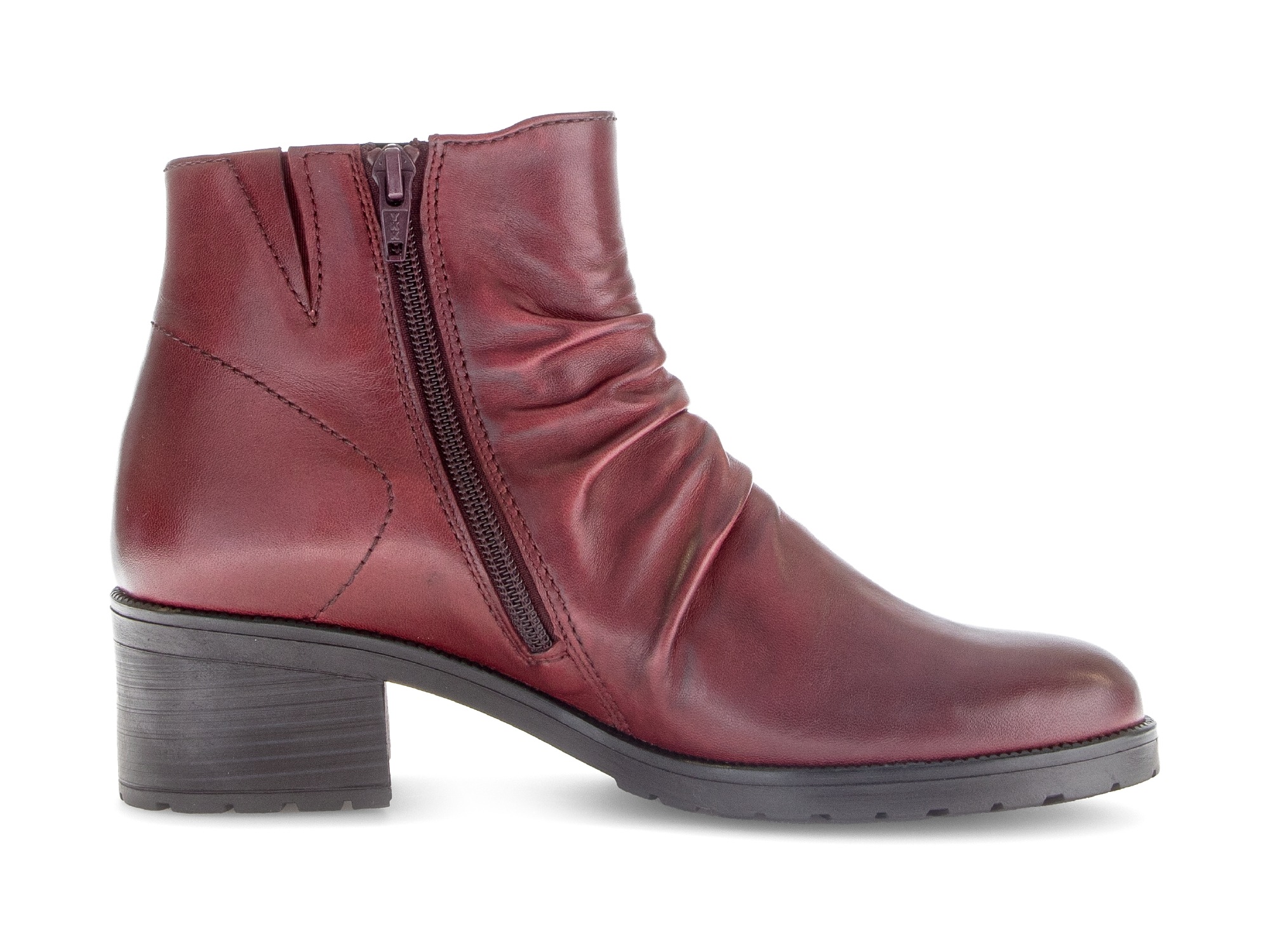 Thumbnail - Gabor Stiefelette "TUNIS", Blockabsatz, Ankleboots, Zierreißverschluss außen, Weite G (=weit)