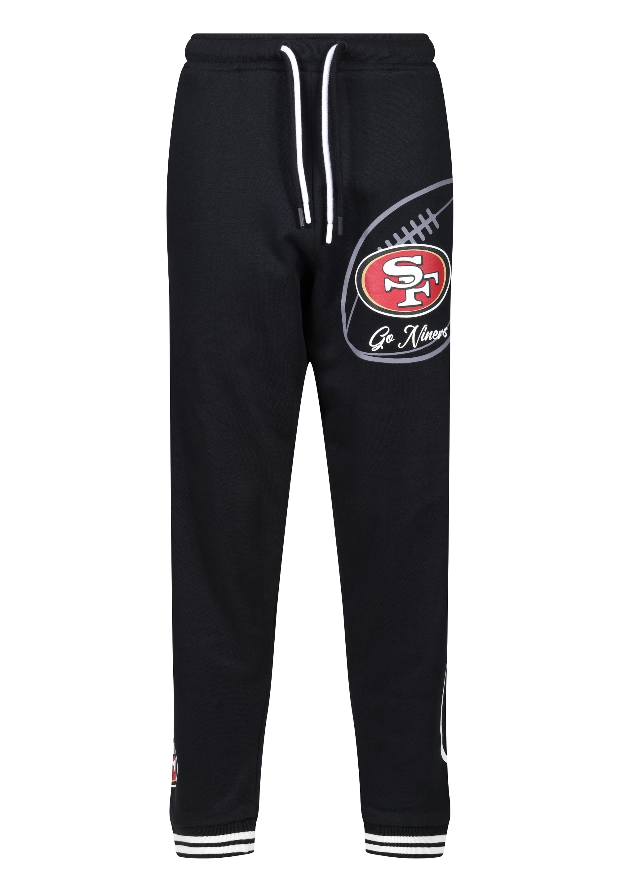 Recovered Sweathose »NFL 49ERS Go Niner«, (1 tlg.), mit gestreiften Bündchen