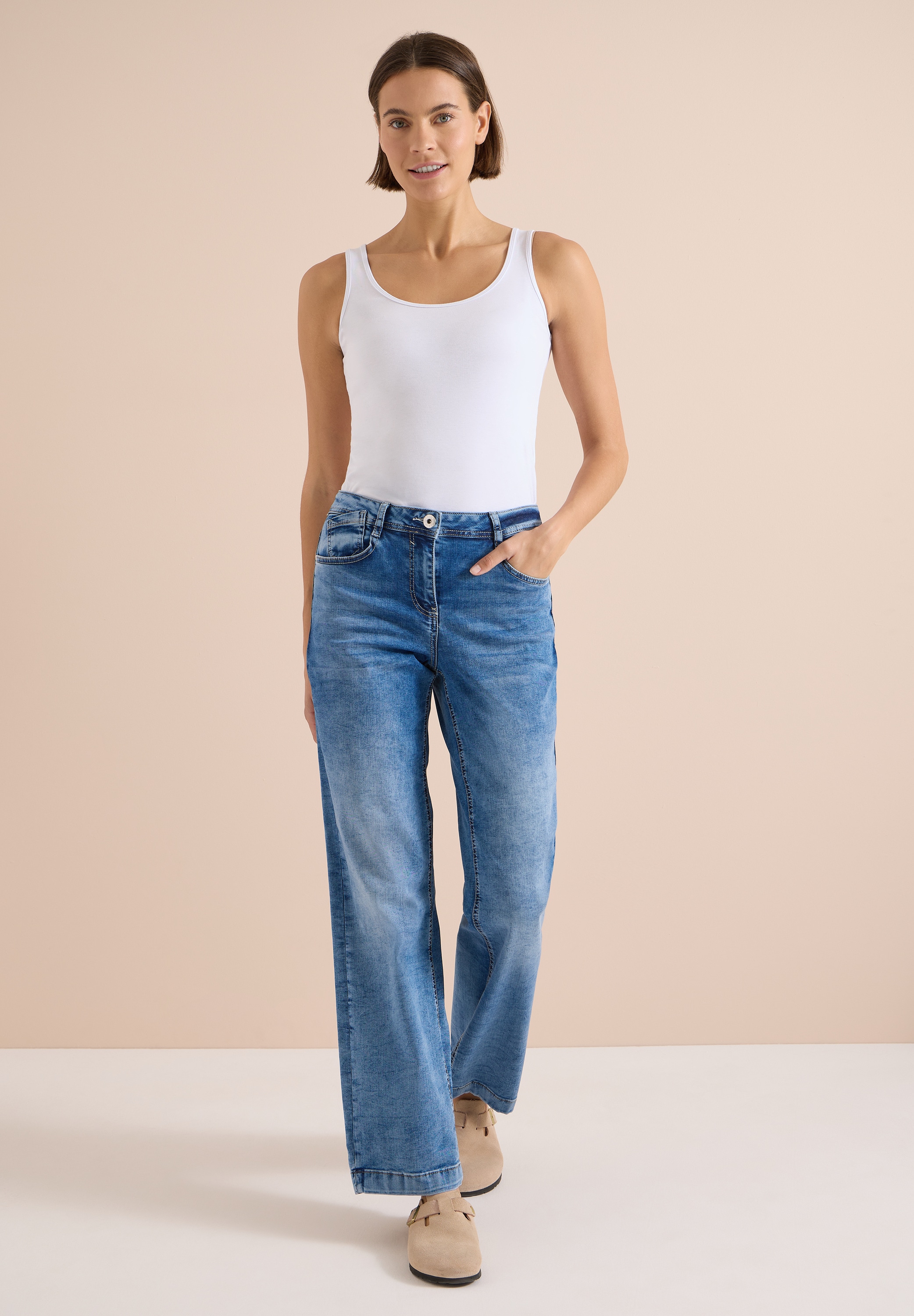 Cecil Loose-fit-Jeans 5-Pocket-Style