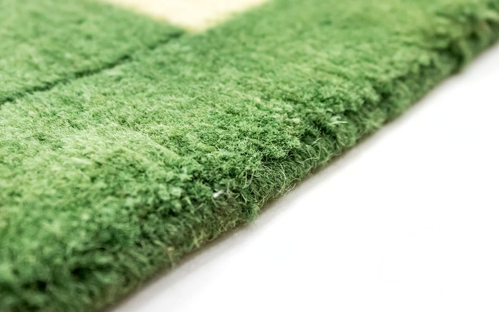morgenland Wollteppich »Nepal Teppich handgeknüpft grün«, rechteckig,  handgeknüpft | BAUR