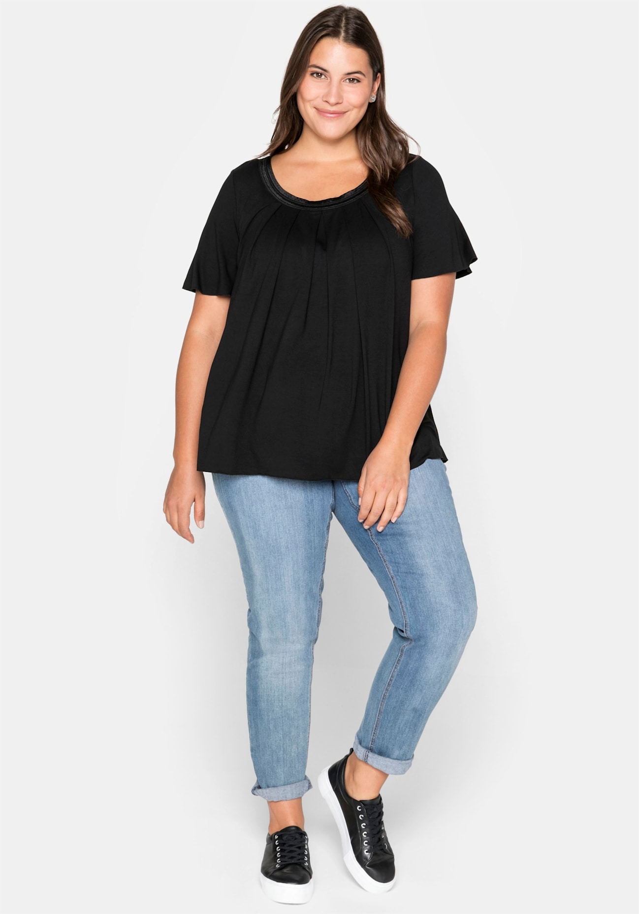 Sheego T-Shirt "T-Shirt", (1 tlg.) günstig online kaufen