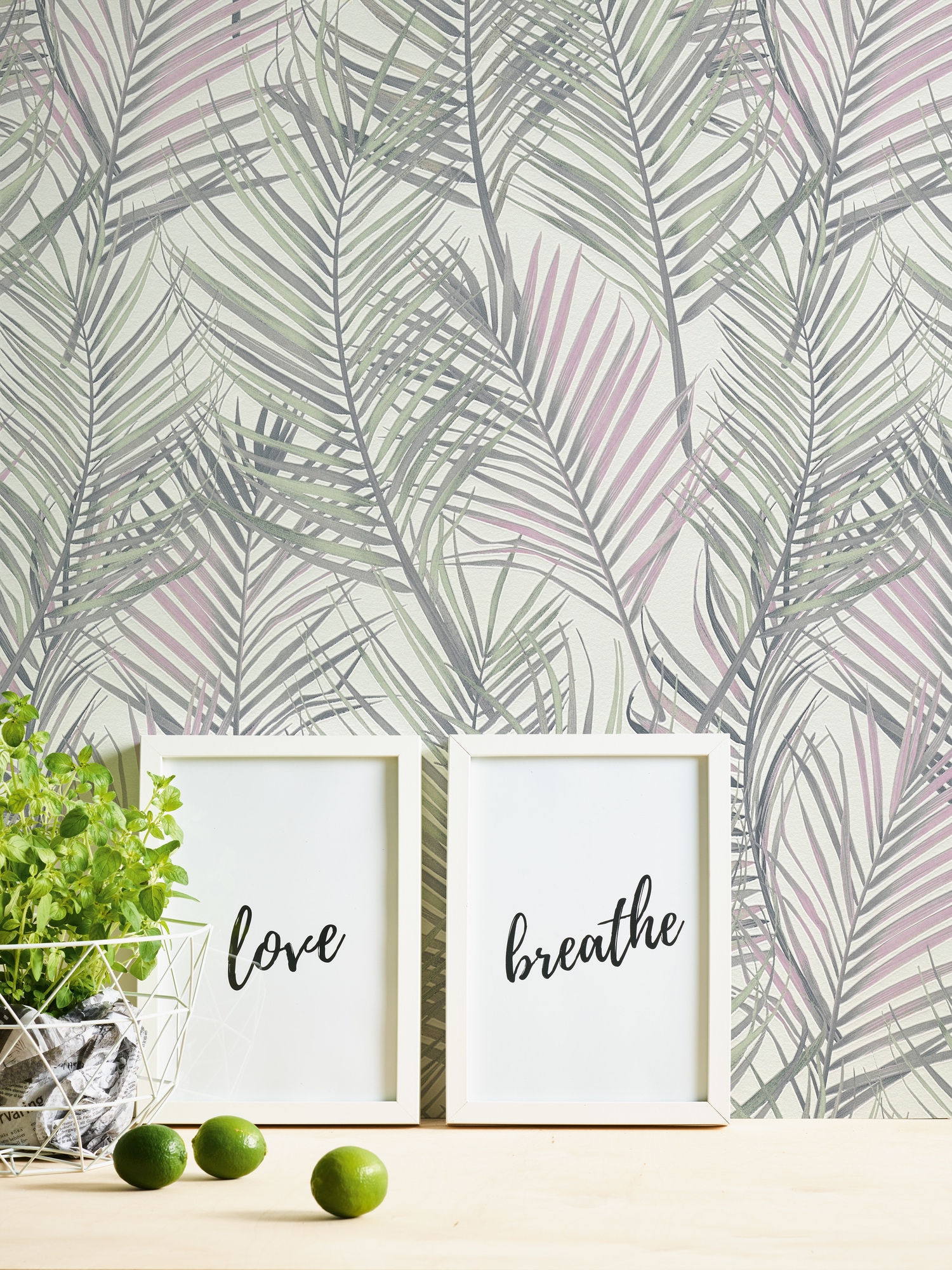 A.S. Création Vliestapete »Attractive 2 Farntapete« matt strukturiert Floral Blättertapete blätter pflanzen strukturiert Grün