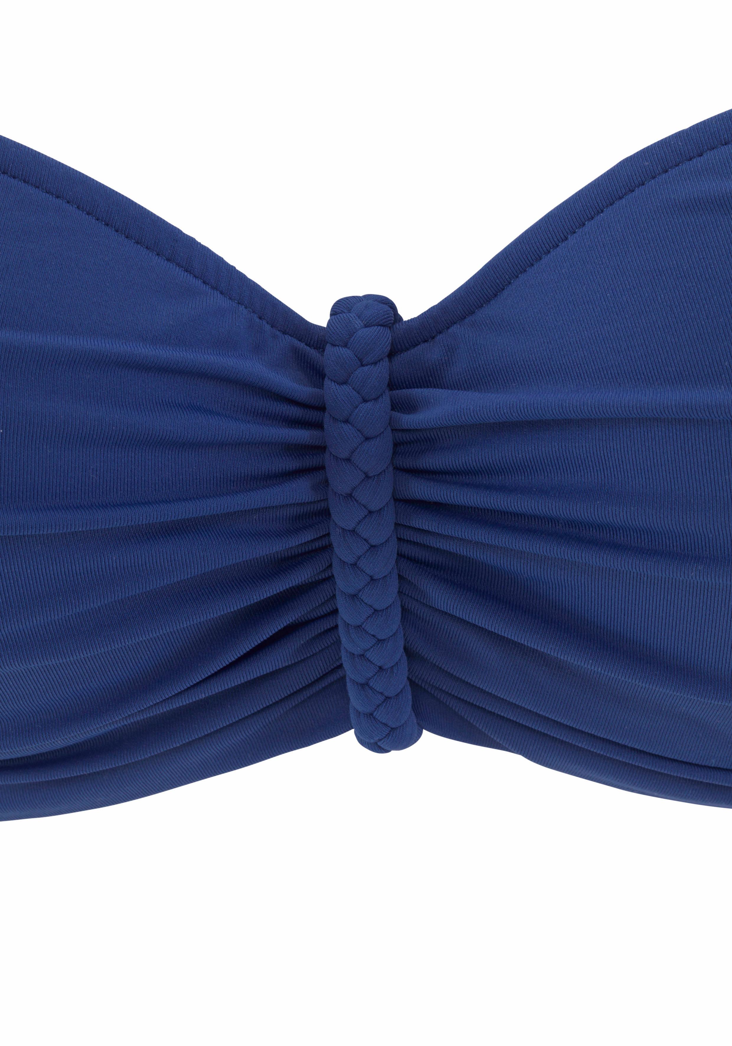 Thumbnail - Buffalo Bügel-Bandeau-Bikini-Top "Happy", mit geflochtenem Detail
