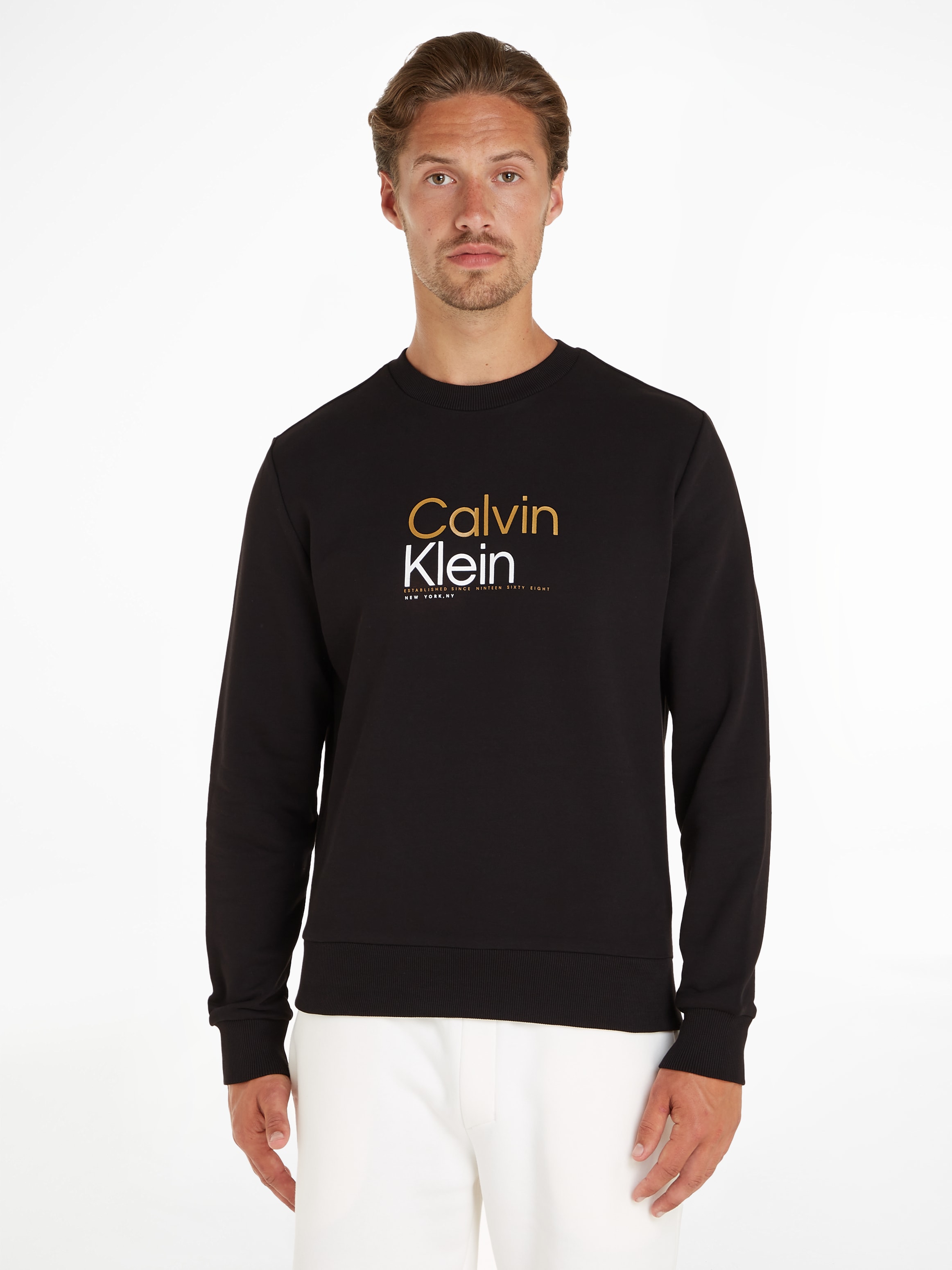 Calvin Klein Sportinio stiliaus megztinis »MULTI CO...
