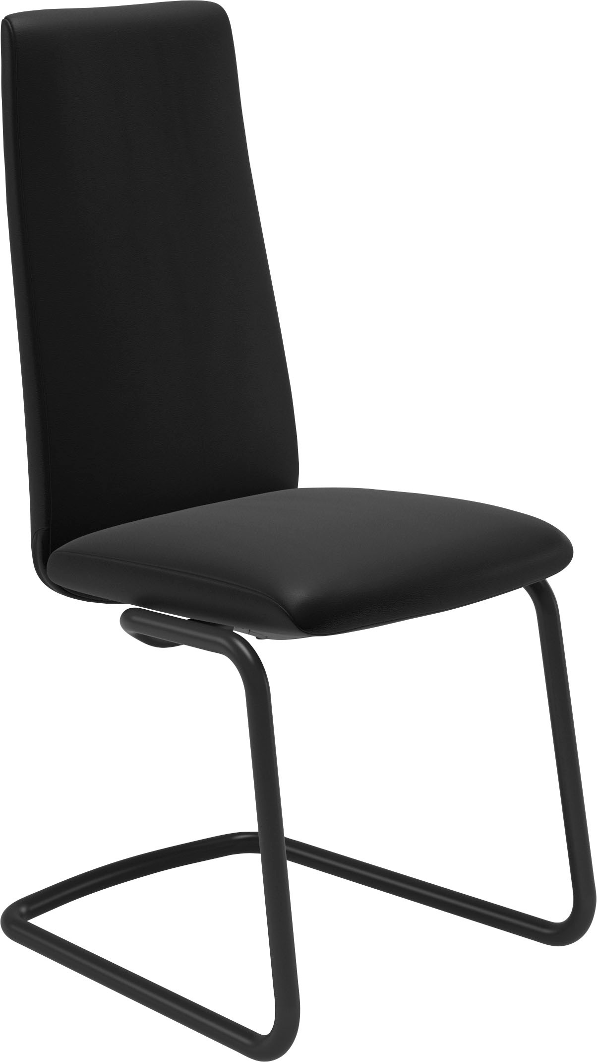 Stressless® Polsterstuhl »Laurel«, Leder BATICK, High Back, Größe M, mit Beinen aus Stahl in Schwarz matt